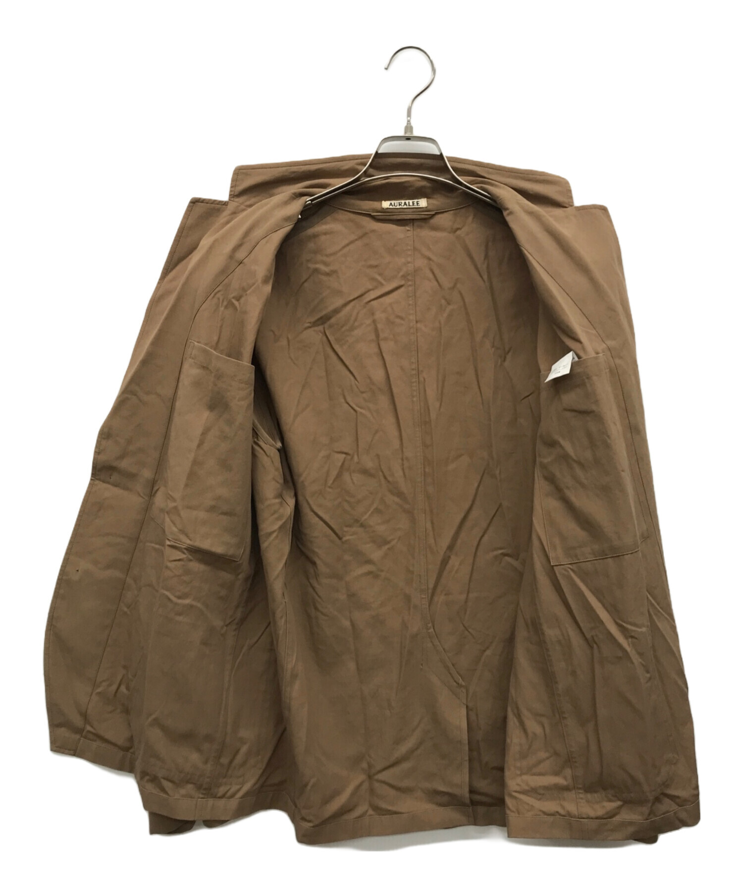 中古・古着通販】AURALEE (オーラリー) FINX HARD TWIST GABARDINE JACKET ベージュ サイズ:3｜ブランド・古着通販  トレファク公式【TREFAC FASHION】スマホサイト