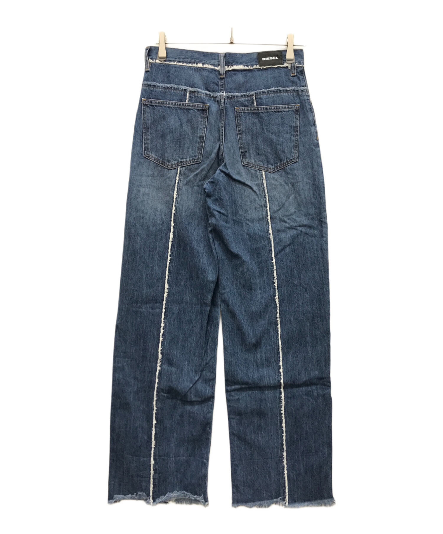 中古・古着通販】DIESEL (ディーゼル) ワイドデニムパンツ インディゴ サイズ:W27-L32｜ブランド・古着通販 トレファク公式【TREFAC  FASHION】スマホサイト