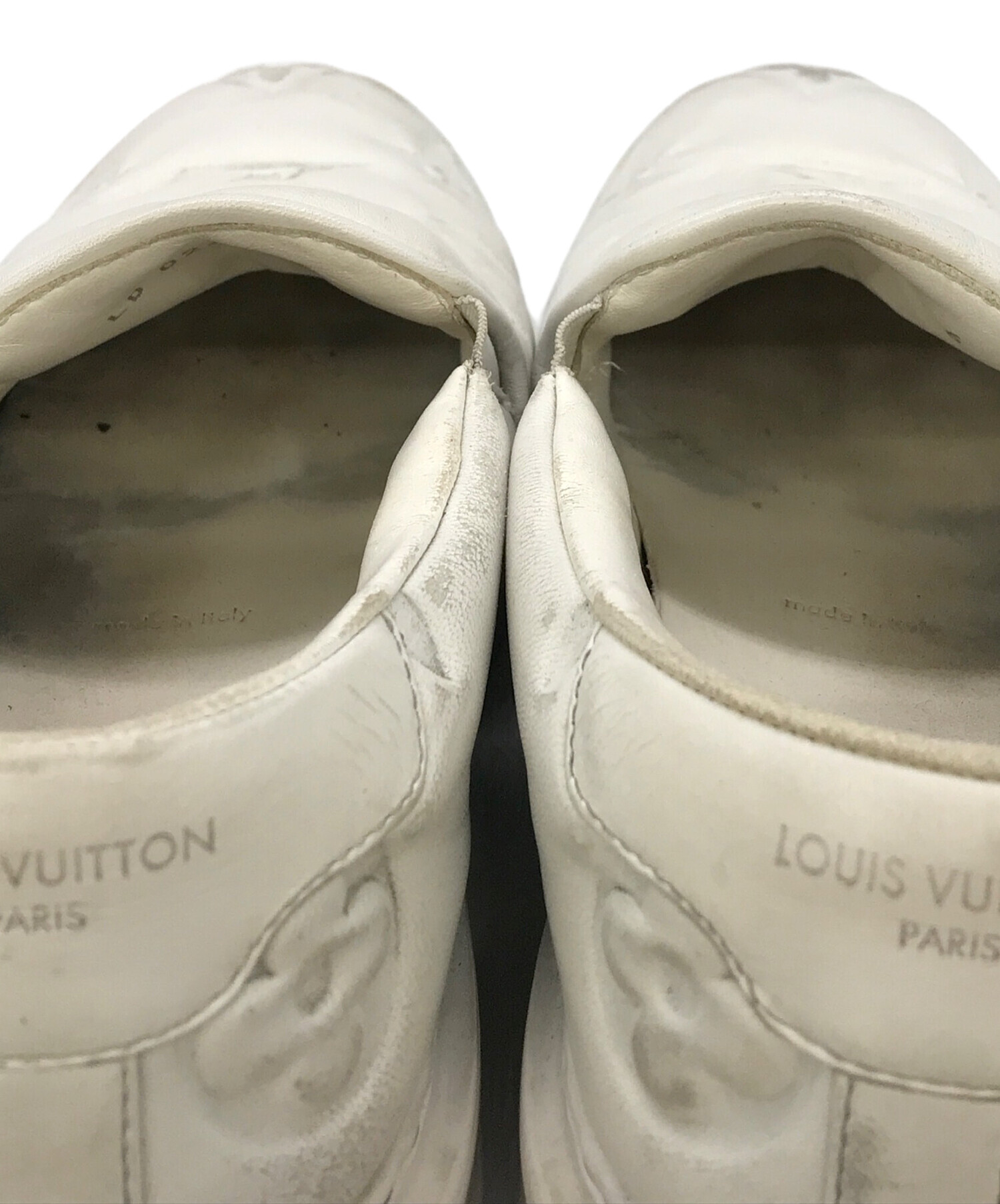 中古・古着通販】LOUIS VUITTON (ルイ ヴィトン) レザースリッポン ホワイト サイズ:6｜ブランド・古着通販  トレファク公式【TREFAC FASHION】スマホサイト