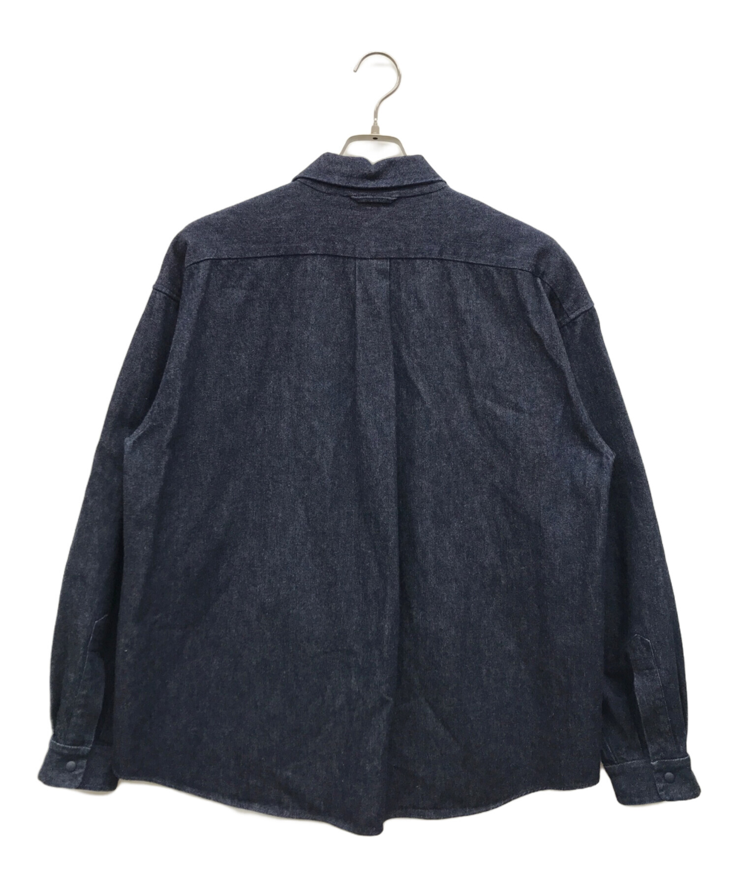 YAECA (ヤエカ) DENIM COMFORT SHIRT EXTRA WIDE インディゴ サイズ:MEDIUM