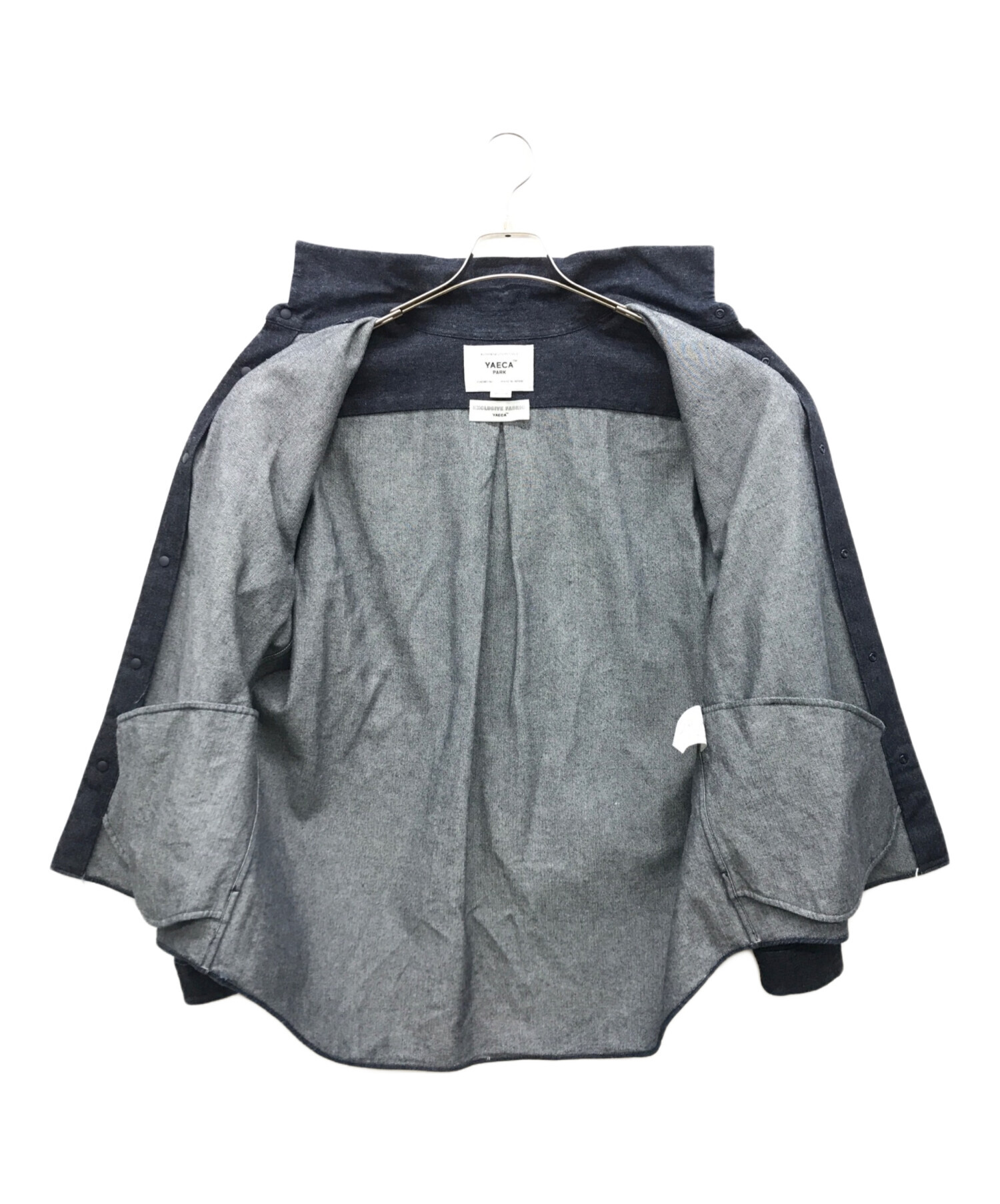 YAECA (ヤエカ) DENIM COMFORT SHIRT EXTRA WIDE インディゴ サイズ:MEDIUM