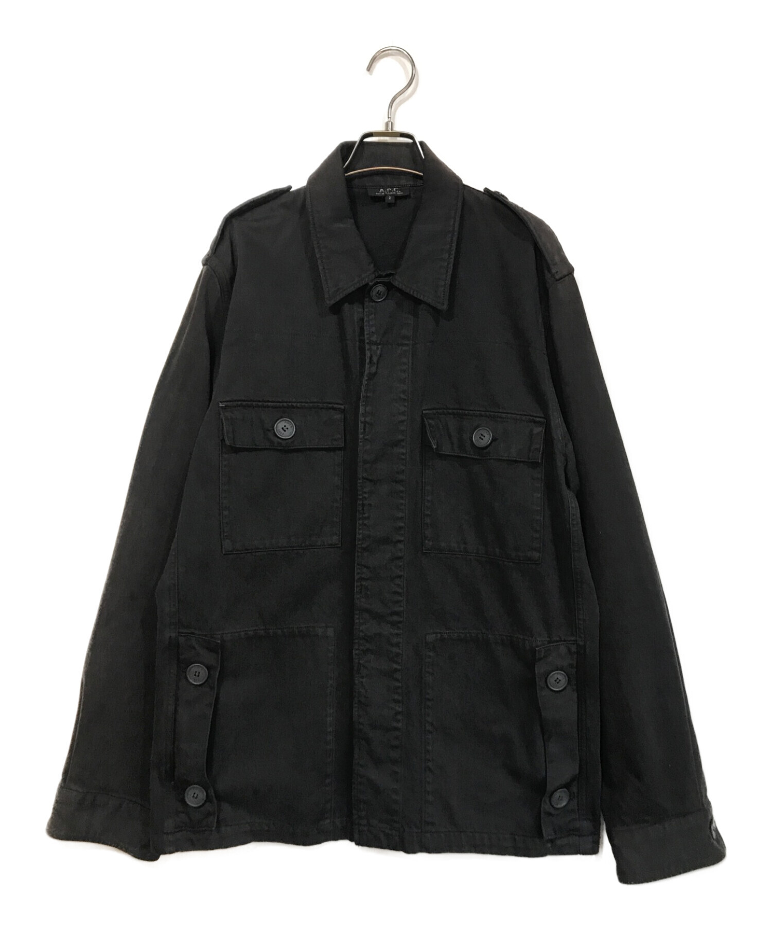 A.P.C. (アー・ペー・セー) M65フィールドジャケット ブラック サイズ:2