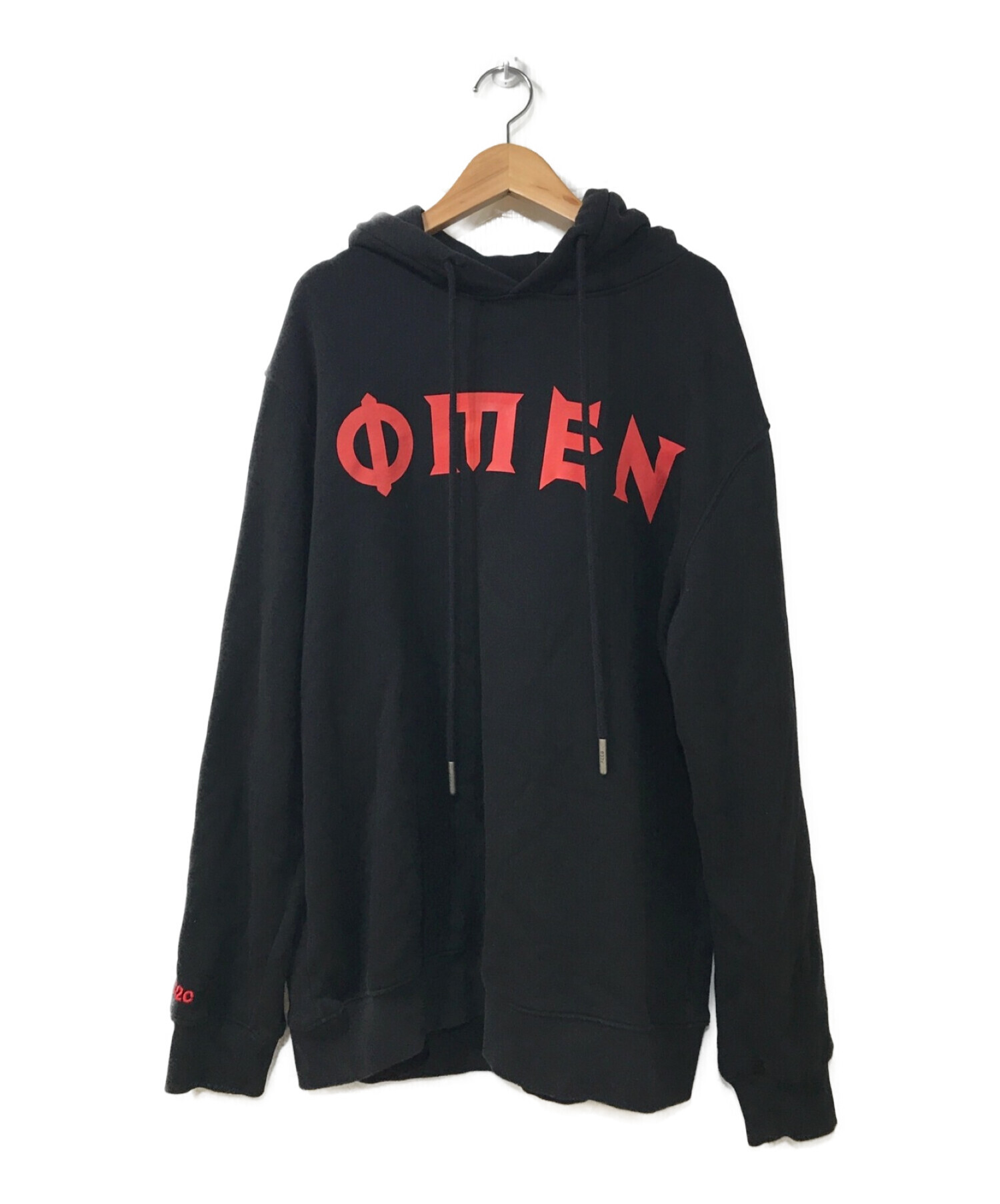 中古・古着通販】032c (ゼロスリーツーシー) OMEN print hoodie レッド