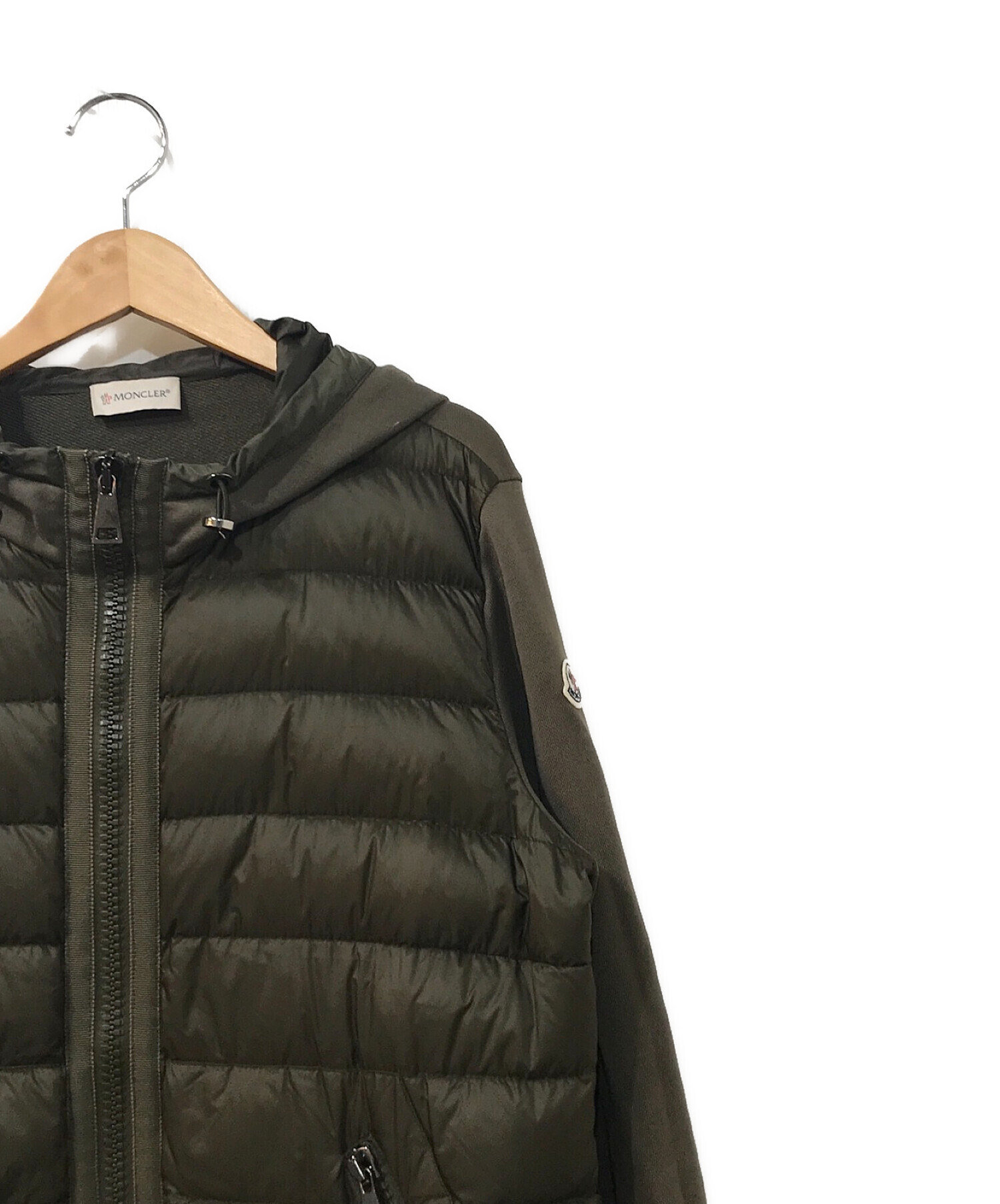 MONCLER (モンクレール) MAGLIA CARDIGAN カーキ サイズ:L