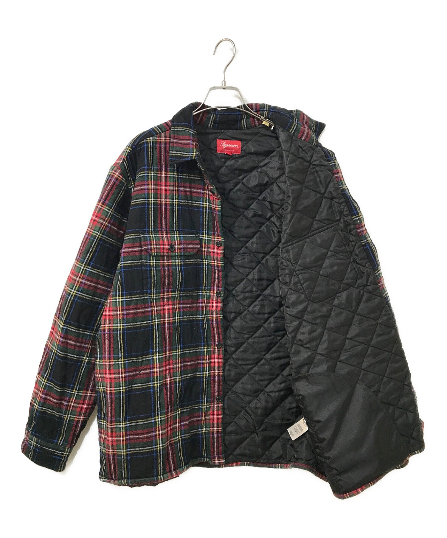 中古・古着通販】SUPREME (シュプリーム) Quited Plaid Flannel Shirt