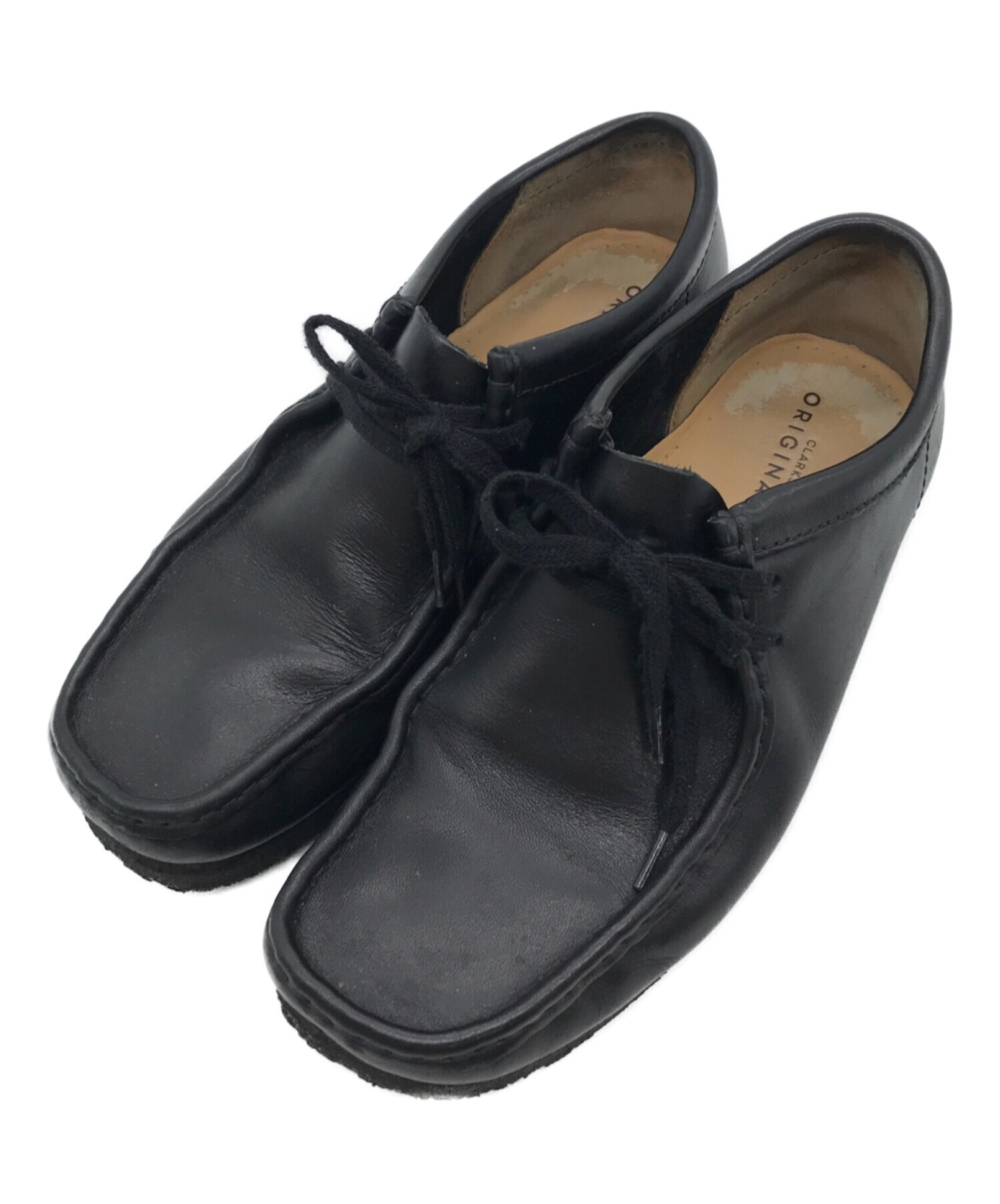 CLARKS ORIGINAL (クラークス オリジナル) レザーワラビーシューズ ブラック サイズ:26.5㎝