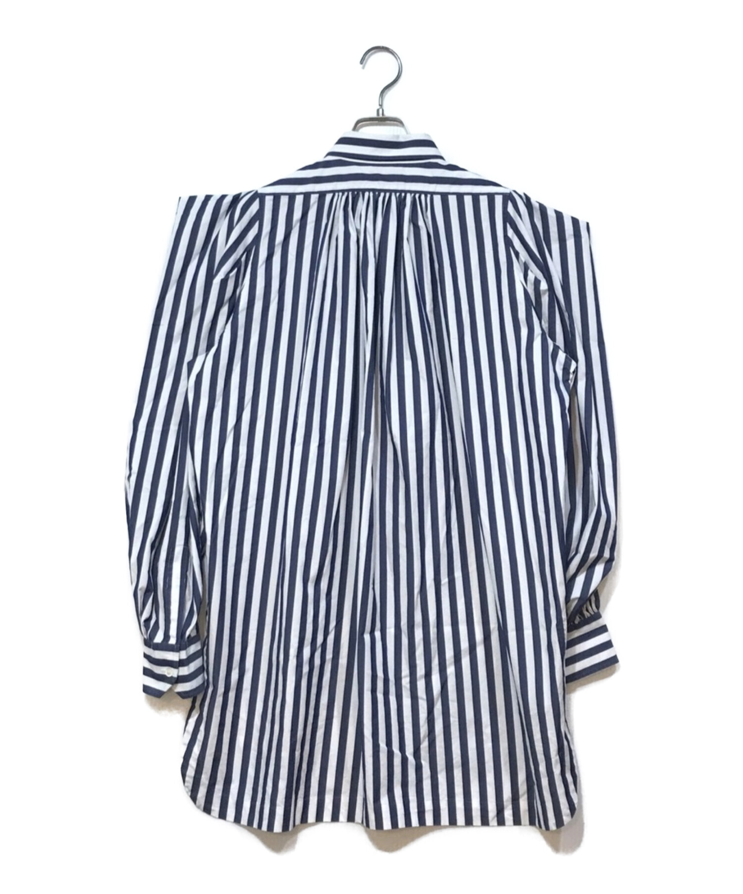 定価3.5万】ハイク HYKE *STRIPED FISHERMAN SHIRT*1ポリエステル