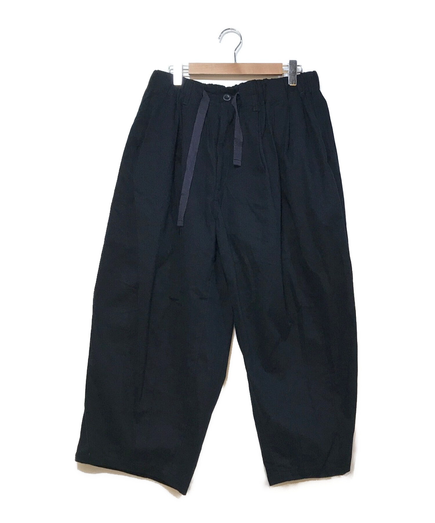 Graphpaper×is-ness (グラフペーパー×イズネス) BALLOON EZ PANTS ネイビー サイズ:M