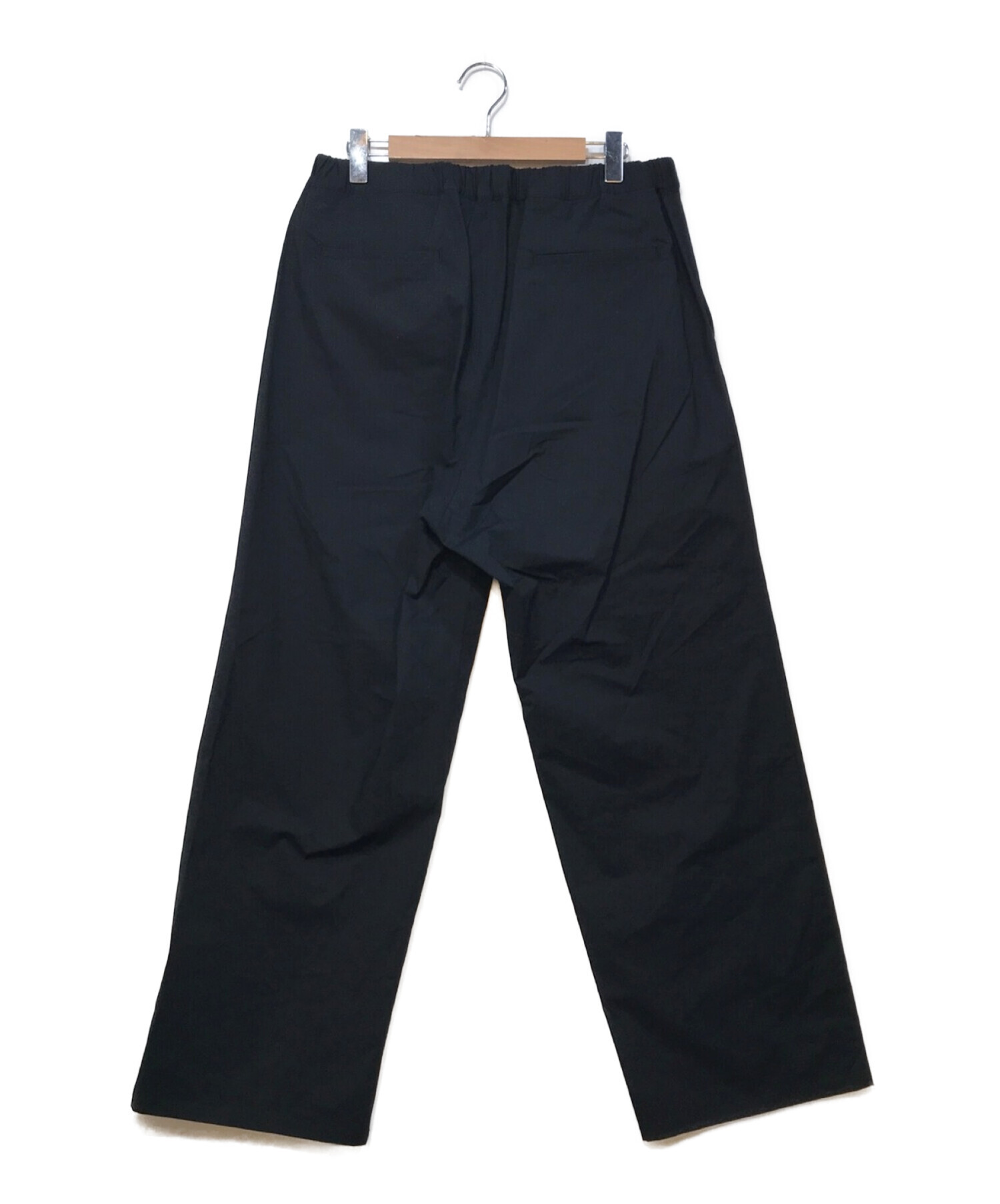 Graphpaper (グラフペーパー) Stretch Typewriter Wide Chef Pants ネイビー サイズ:Ｆ