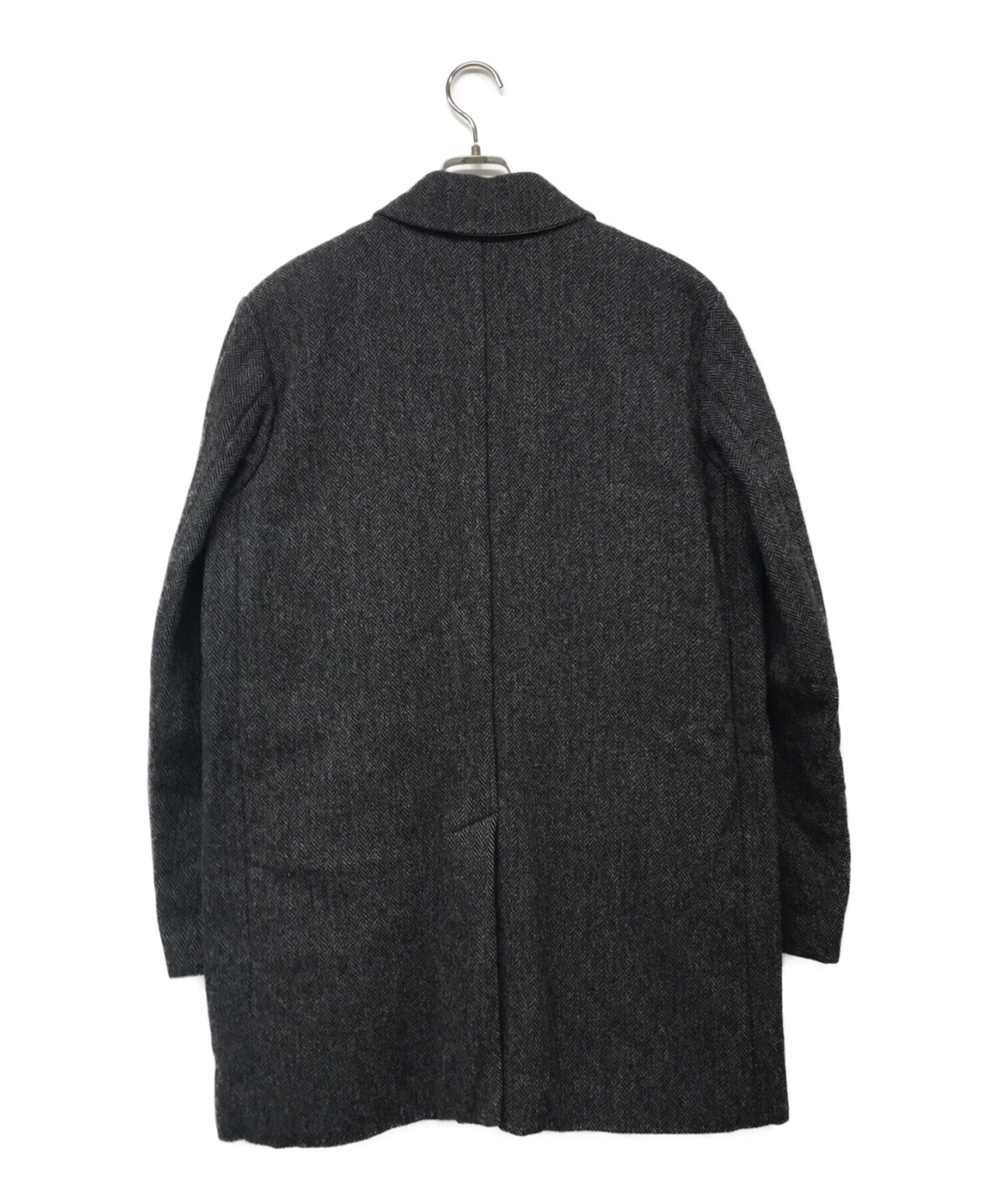 TOMORROW LAND (トゥモローランド) ヘリンボーンステンカラーコート グレー サイズ:XL