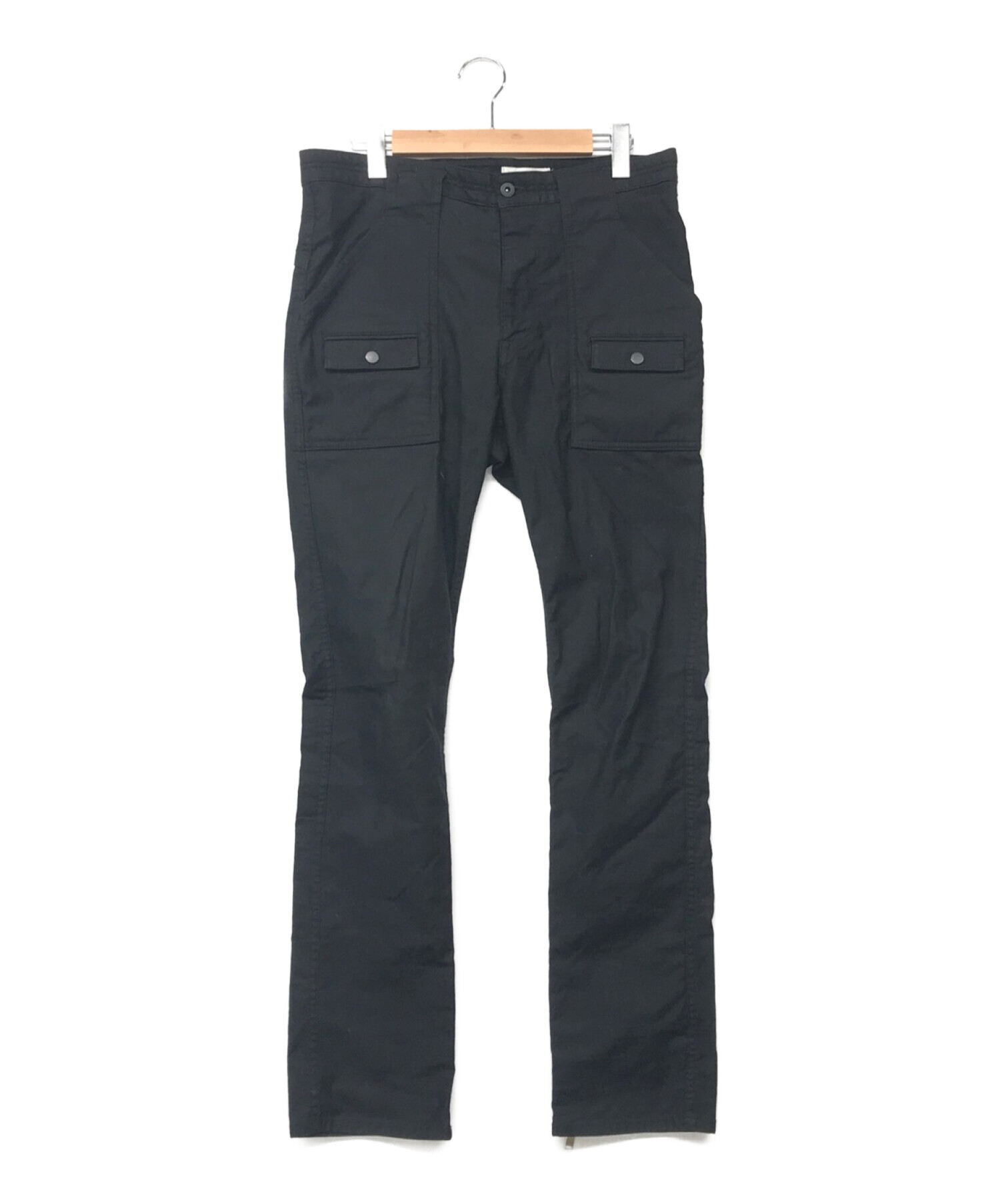 nonnative (ノンネイティブ) WORKER JEANS C/P BACK SATIN  STRETCH/ワーカージーンズC/Pバックサテンストレッチ ブラック サイズ:2