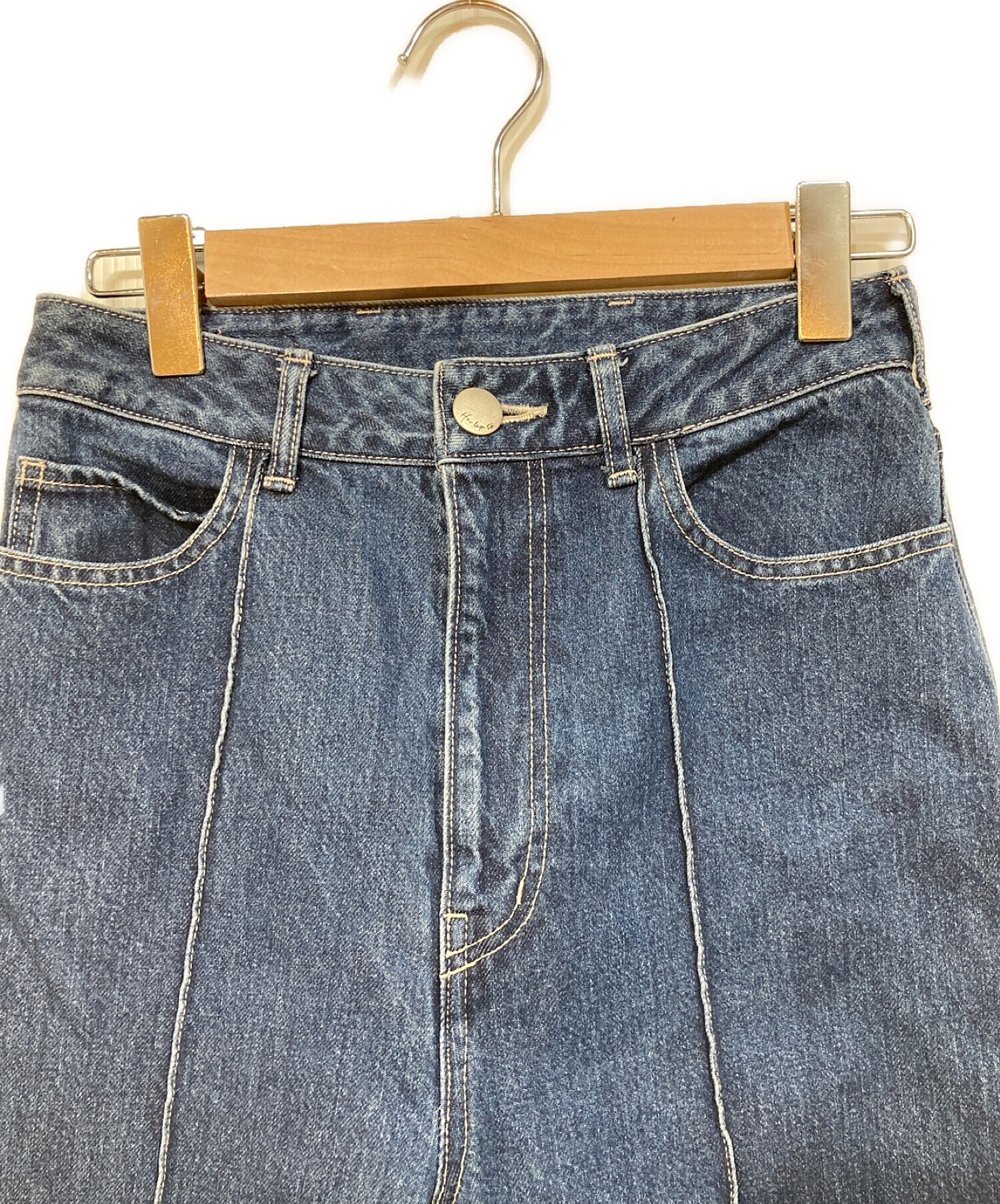 HER LIP TO (ハーリップトゥ) Valencia High Rise Jeans インディゴ サイズ:26