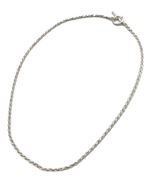 新品未使用 allblues fold necklace silver
