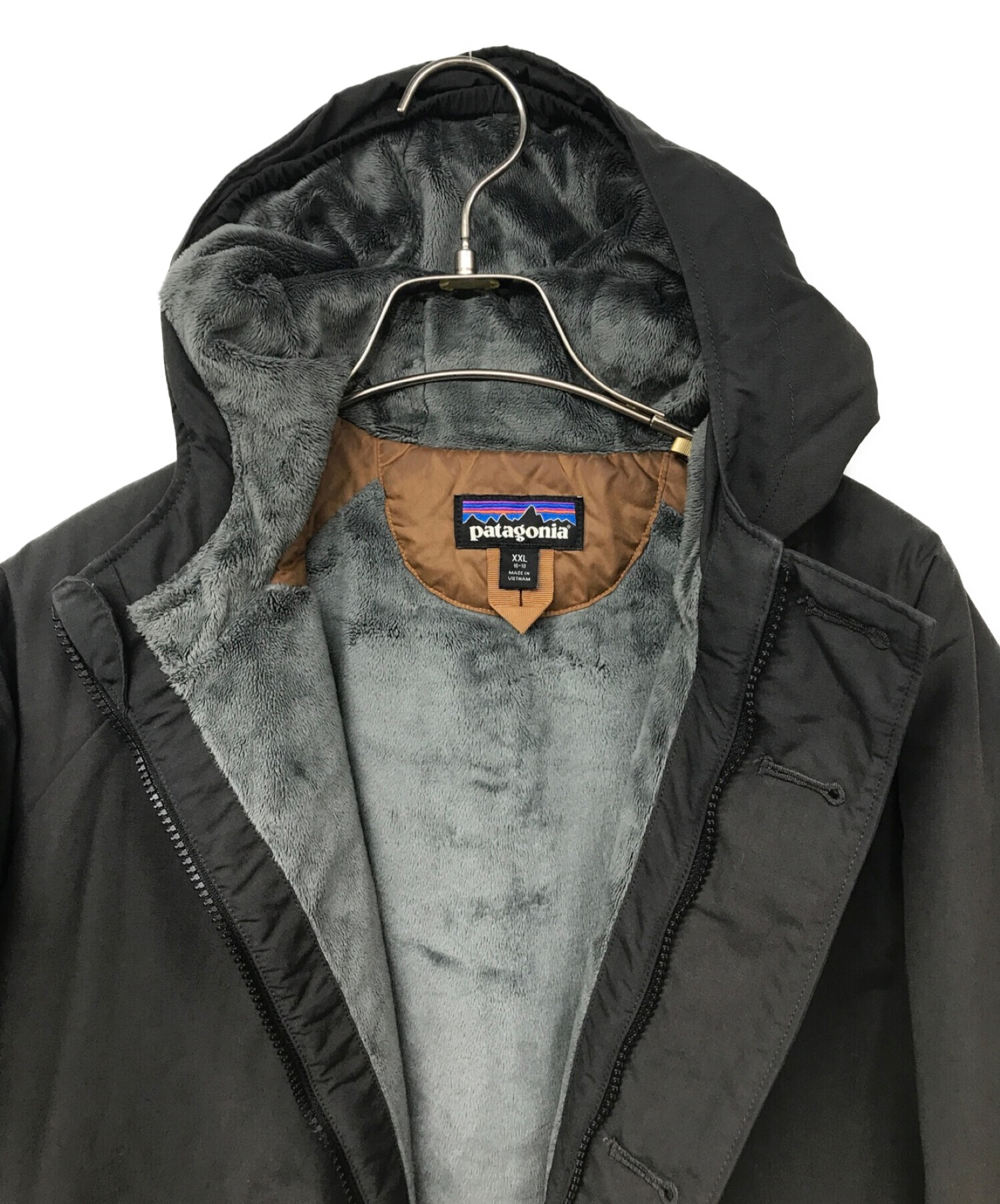 Patagonia (パタゴニア) Boys Insulated Isthmus Jacket/ボーイズインサレーテッドイスマスジャケット ブラック  サイズ:XXL