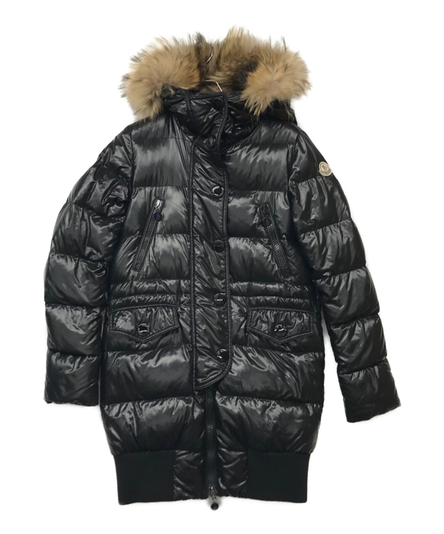 MONCLER (モンクレール) ロワールダウンコート ブラック サイズ:00