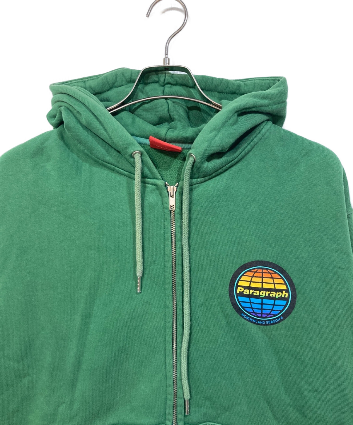 paragraph (パラグラフ) SNOW SUNSET ZIP-UP HOODIE グリーン サイズ:3