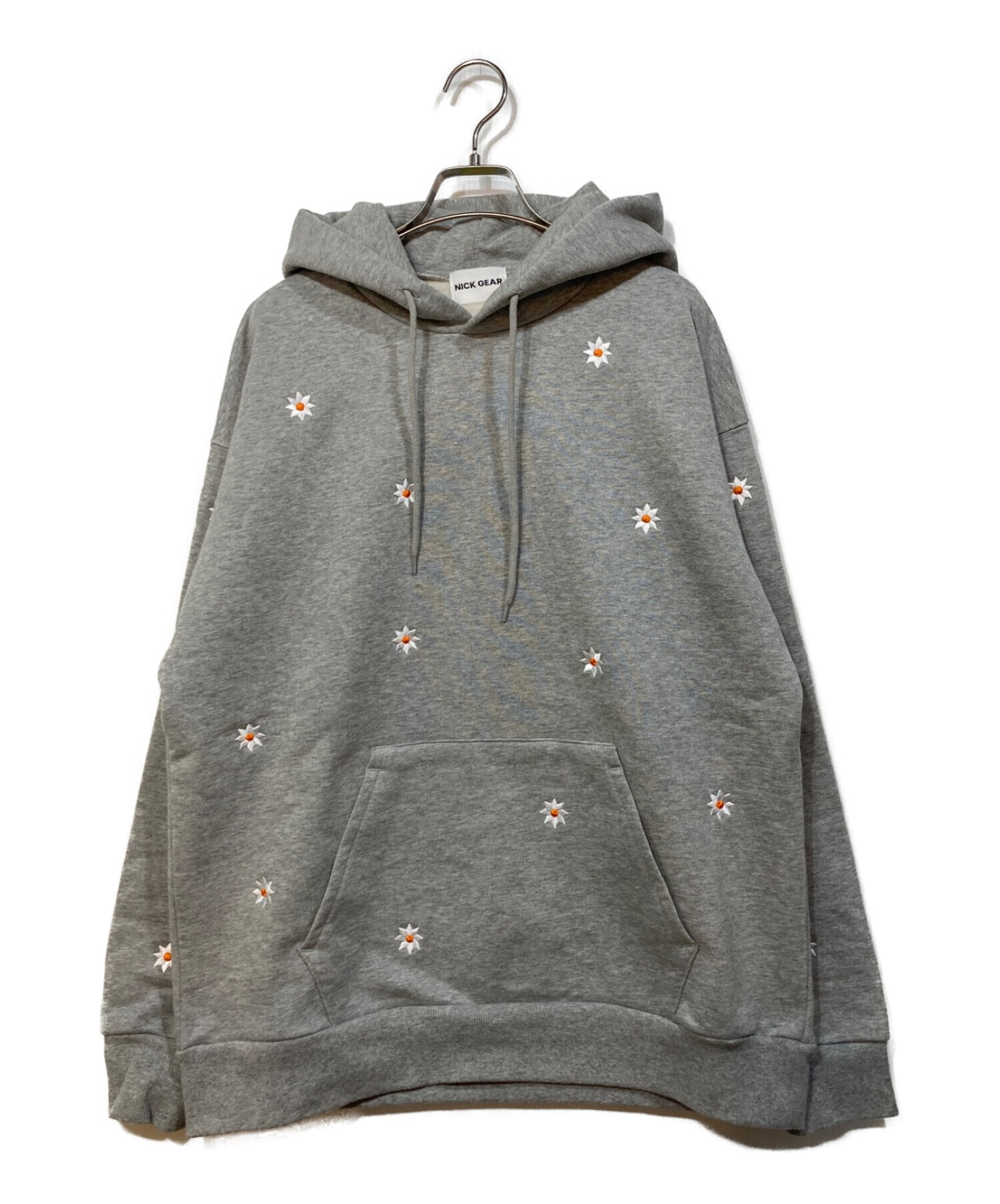 nick gear (ニックギア) SP Flower HOODIE グレー サイズ:L