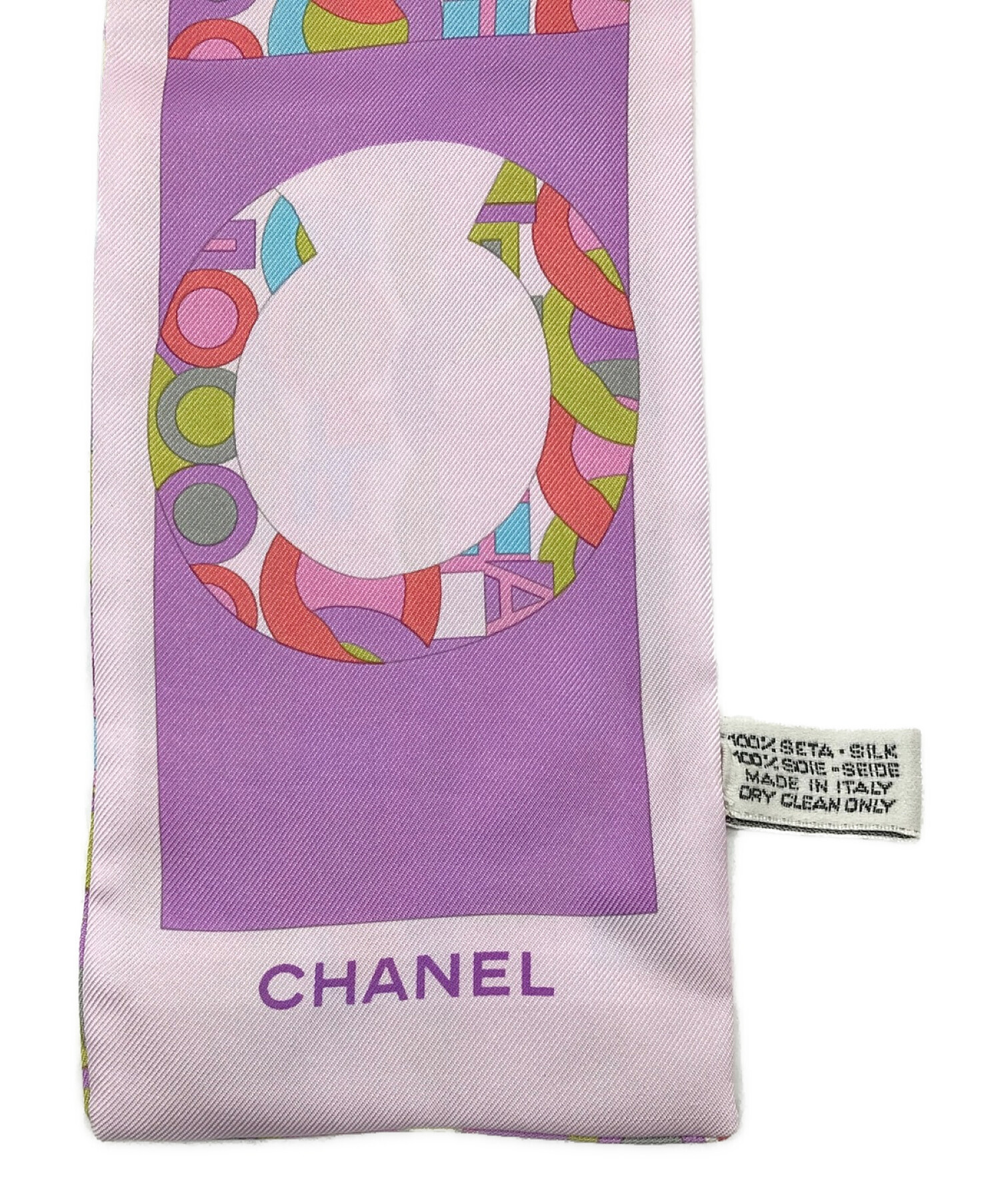 中古・古着通販】CHANEL (シャネル) ツイリースカーフ パープル