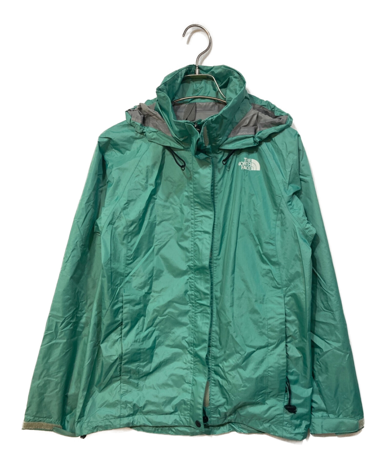 THE NORTH FACE (ザ ノース フェイス) レイン テックス セットアップ グリーン×ネイビー サイズ:S