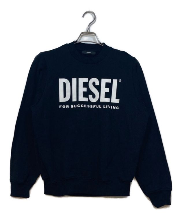 中古・古着通販】DIESEL (ディーゼル) ロゴスウェット ブラック サイズ