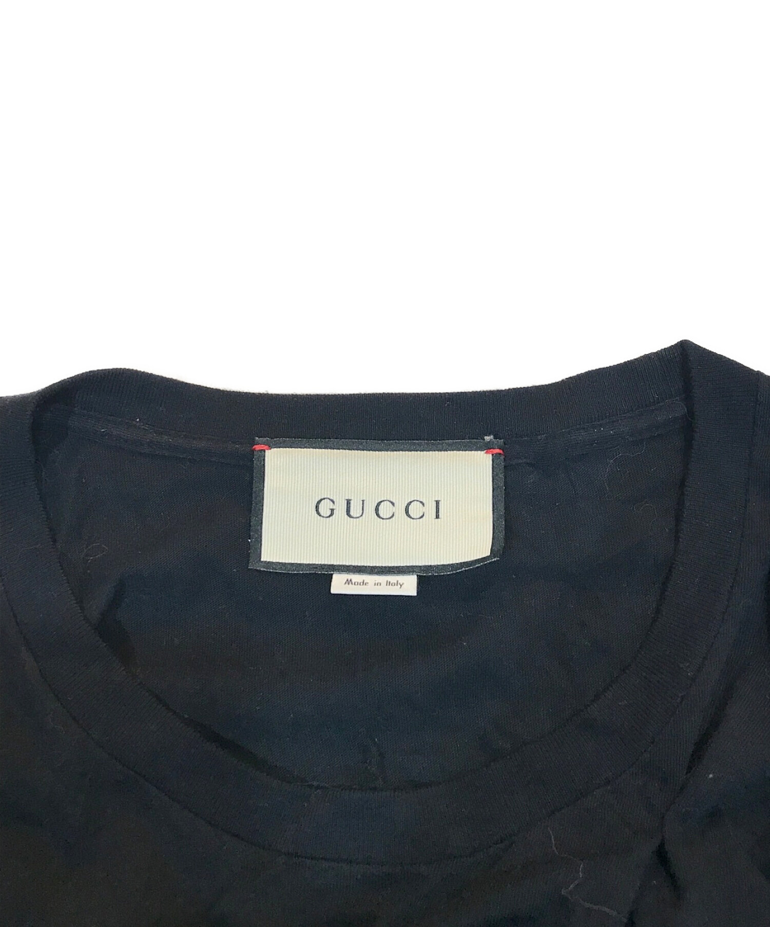 GUCCI (グッチ) ブレードプリントTシャツ ブラック サイズ:M