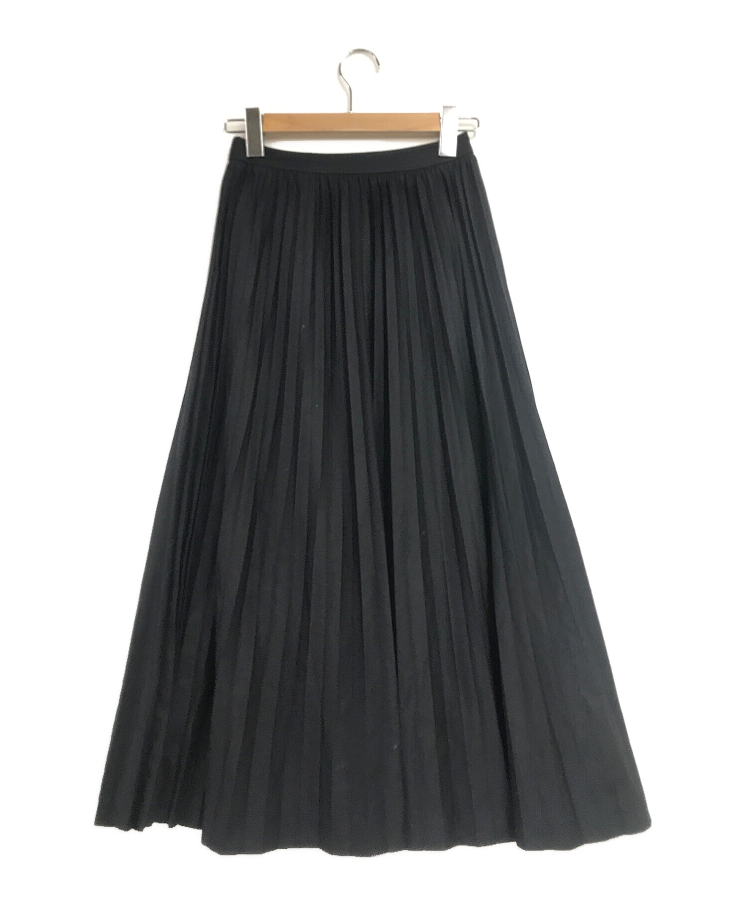 CLANE (クラネ) ロングプリーツスカート ブラック サイズ:36