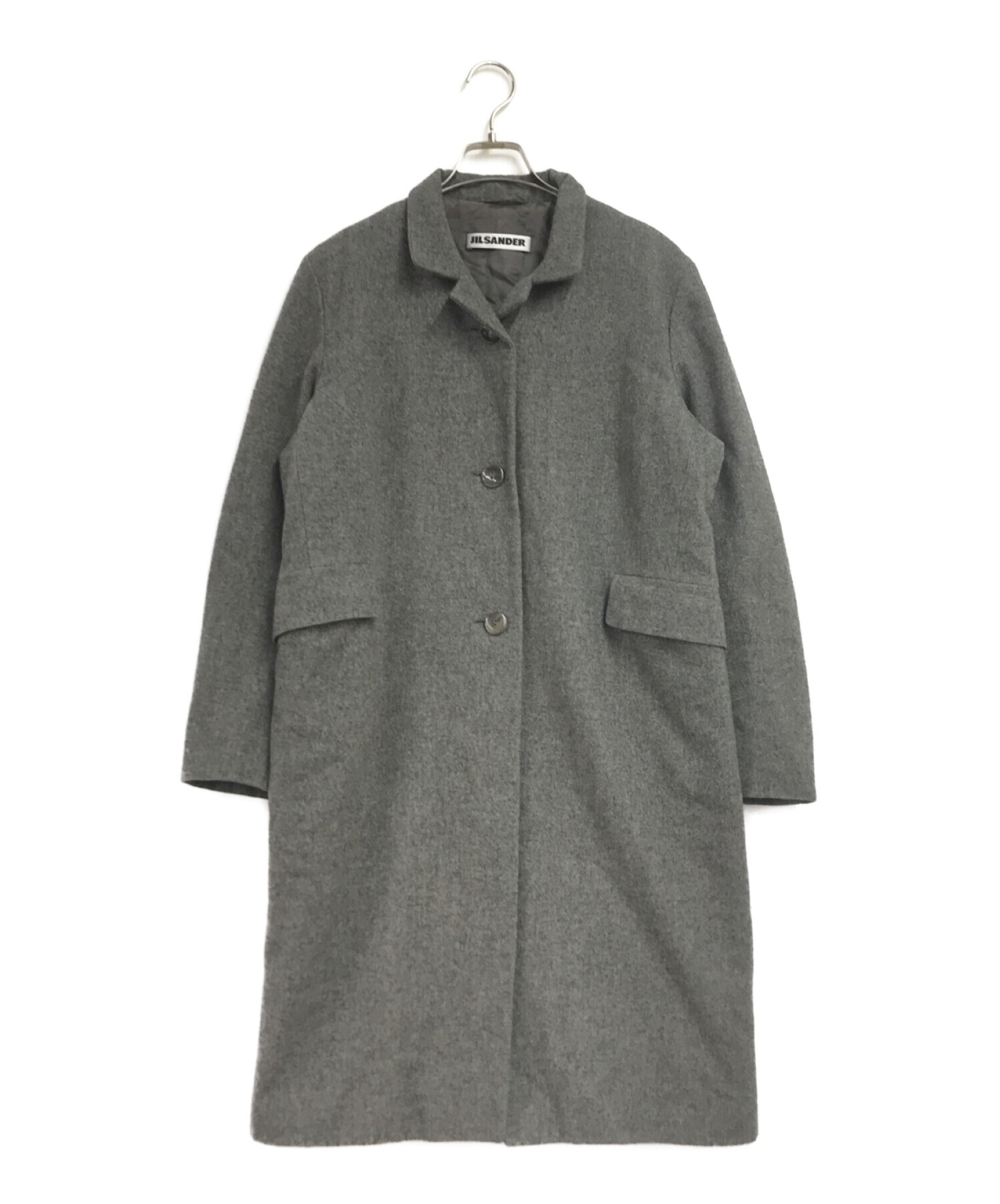 JIL SANDER ジルサンダー コート 36(XS位) グレーボタン柄 - その他