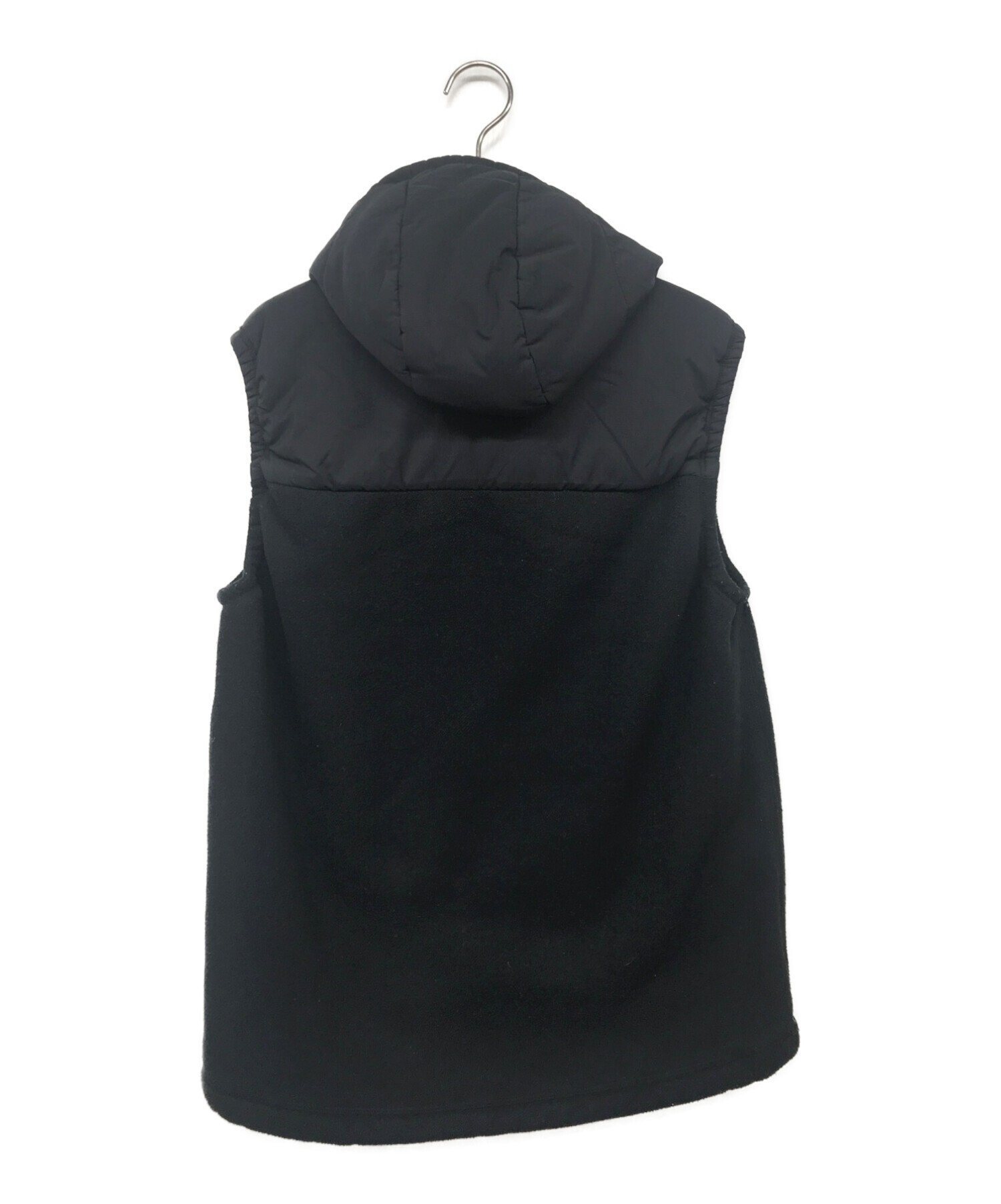 and wander (アンドワンダー) TWILL FLEECE VEST ブラック サイズ:3