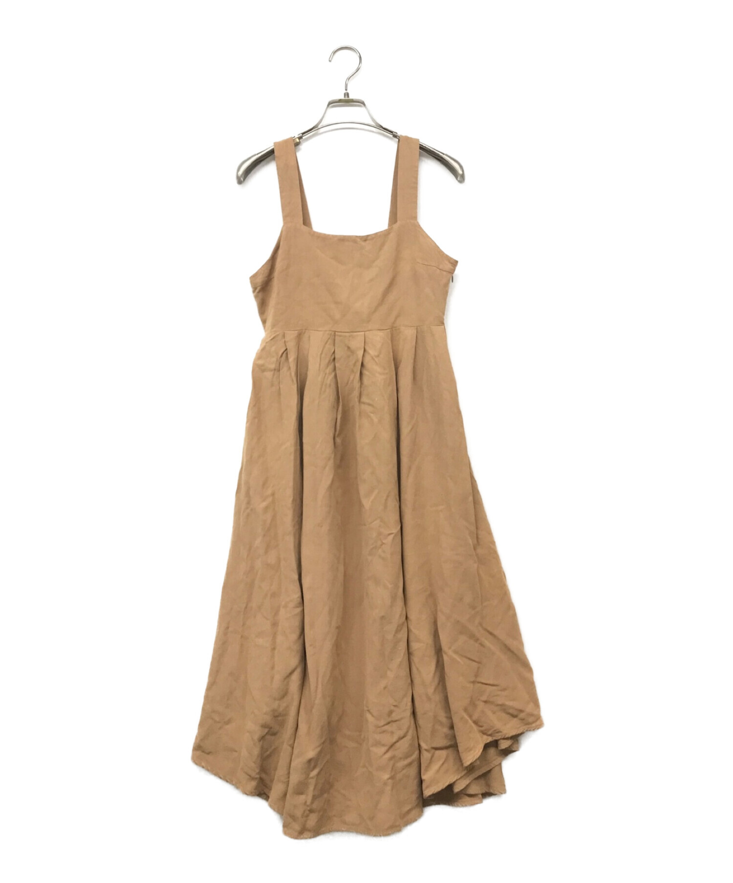 LEINWANDE (ラインヴァンド) belted Linen Dress ベージュ サイズ:free