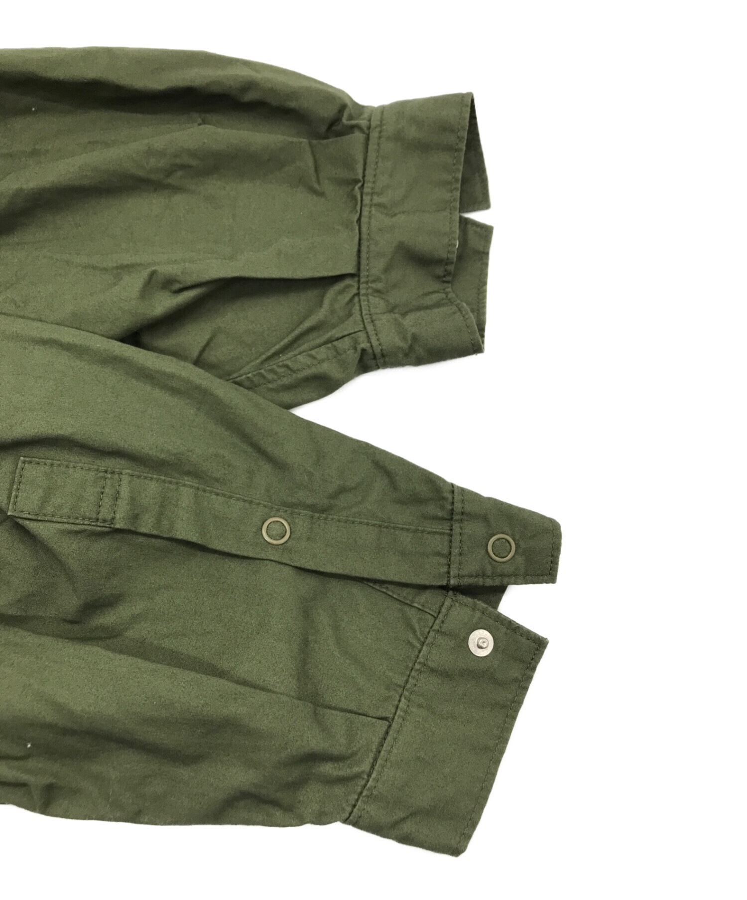 FreshService (フレッシュサービス) Cargo Pocket Regular Collar Utility  Shirt/カーゴポケットレギュラーカラーユーティリティシャツ オリーブ サイズ:F