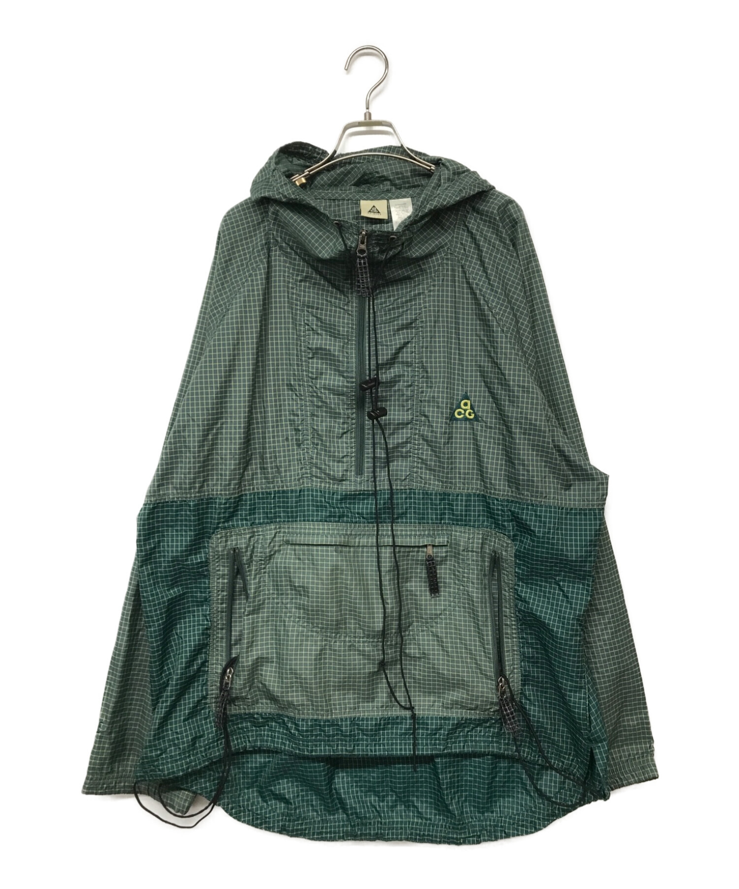 NIKE ACG (ナイキエージーシー) アノラックパーカー グリーン サイズ:L