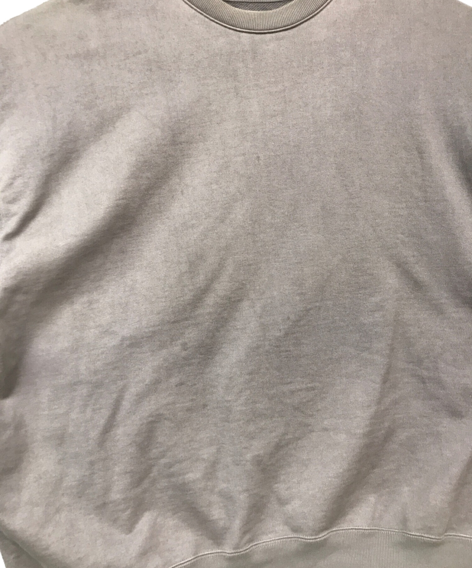 MARKAWARE (マーカウェア) HUGE SWEAT - ORGANIC COTTON HEAVY  FLEECE/ヒュージスウェットオーガニックコットンヘビーフリース ベージュ サイズ:1