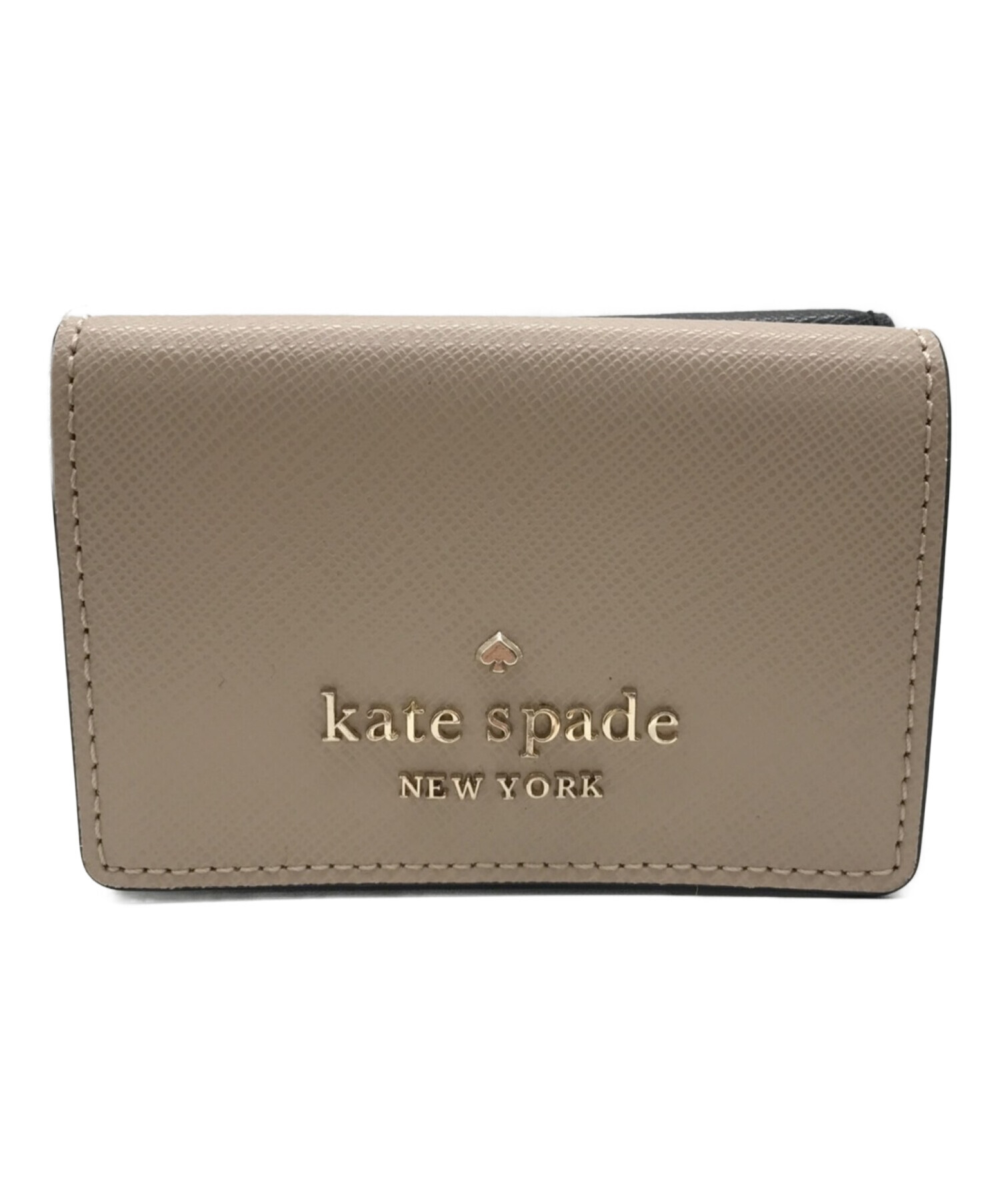 中古・古着通販】Kate Spade (ケイトスペード) 3つ折り財布 ベージュ