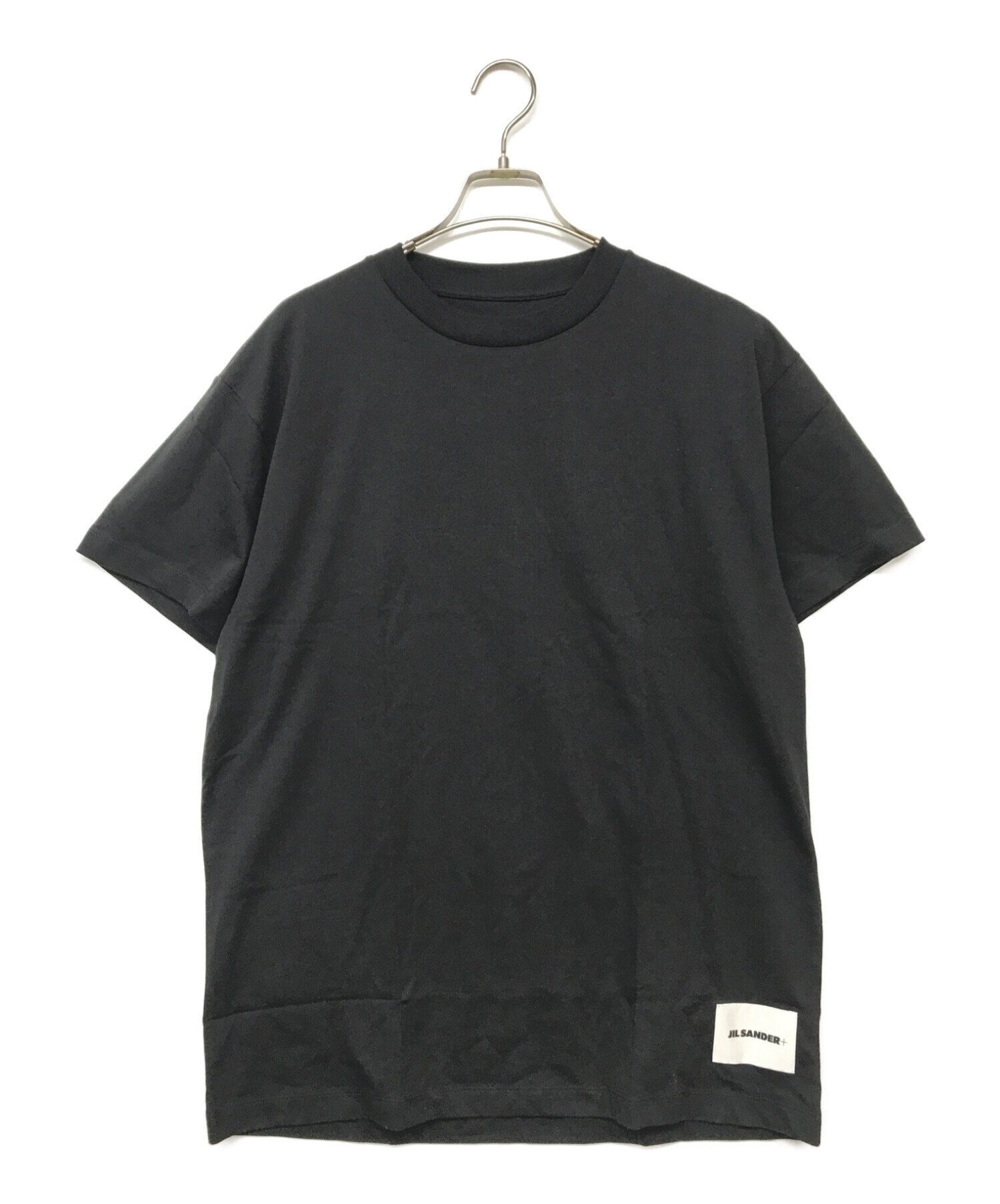 JIL SANDER+ (ジルサンダープラス) オーガニックコットンパックTシャツ ブラック サイズ:L