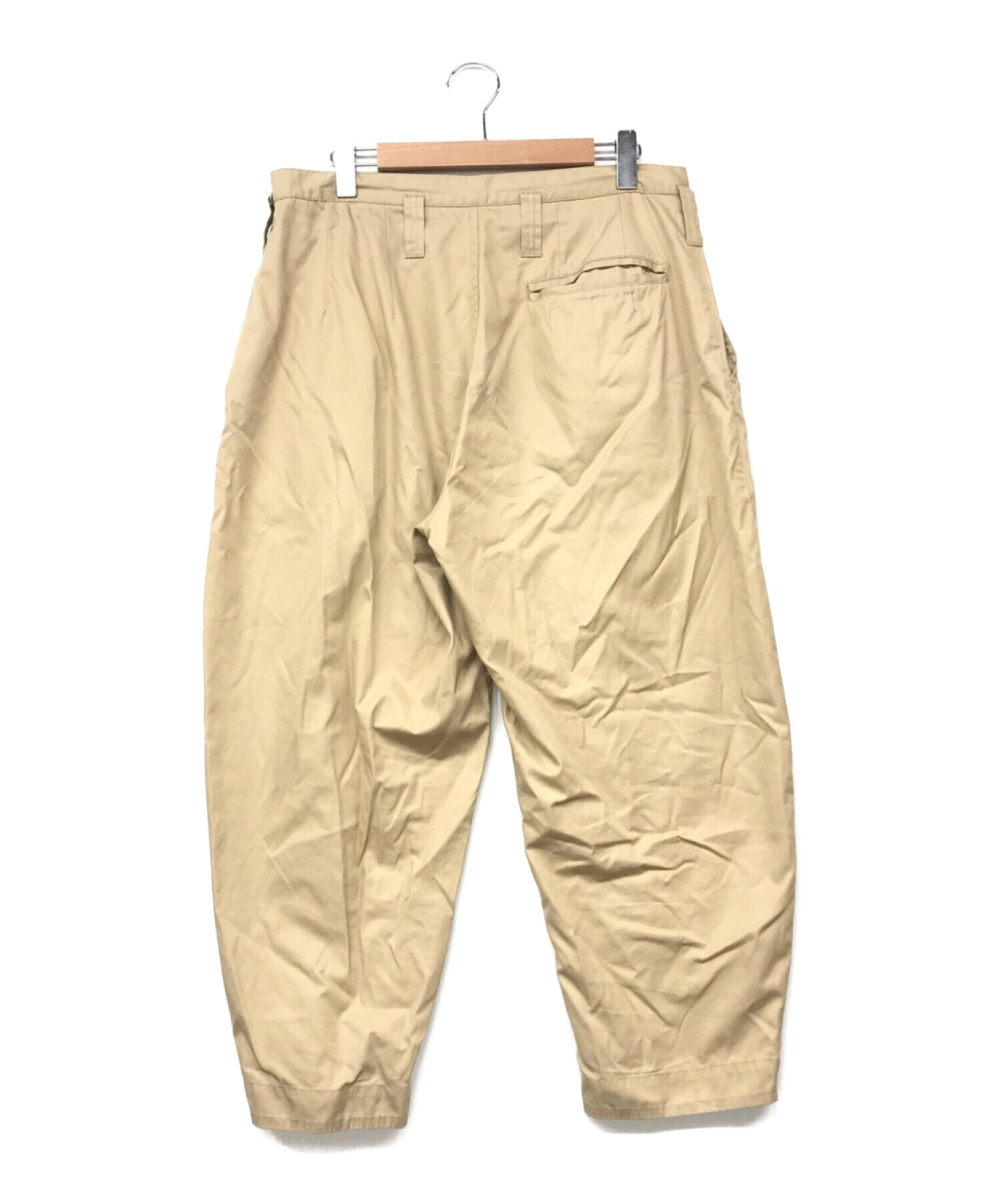 中古・古着通販】Porter Classic (ポータークラシック) GABARDINE BEBOP PANTS/ギャバジンビバップパンツ ベージュ  サイズ:L｜ブランド・古着通販 トレファク公式【TREFAC FASHION】スマホサイト