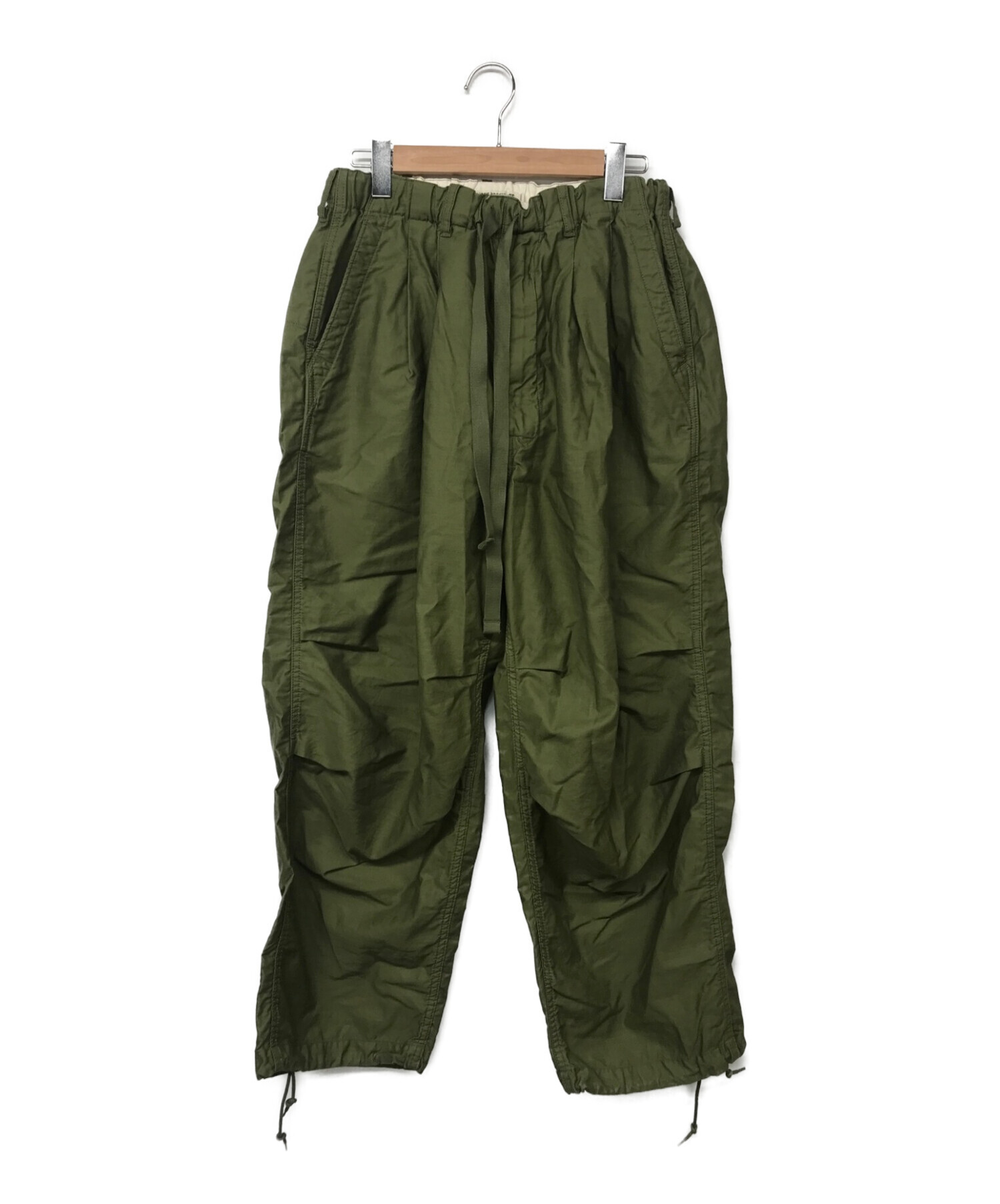 COOTIE PRODUCTIONS (クーティープロダクツ) Back Satin Error Fit Utility Easy Pants  グリーン サイズ:M