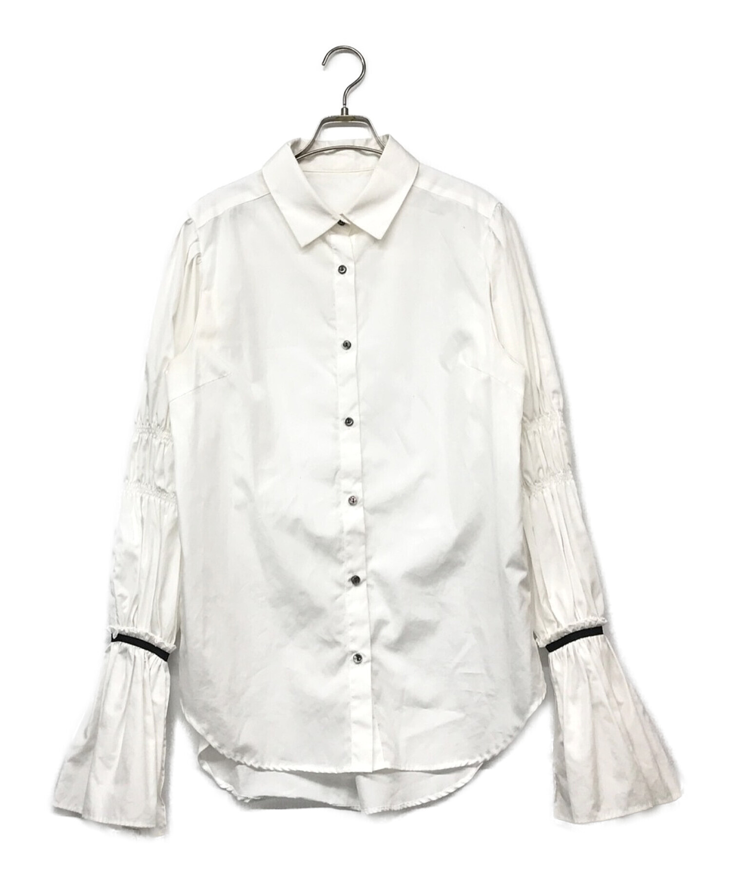 MAISON SPECIAL (メゾンスペシャル) ベルスリーブシャツ ホワイト サイズ:M