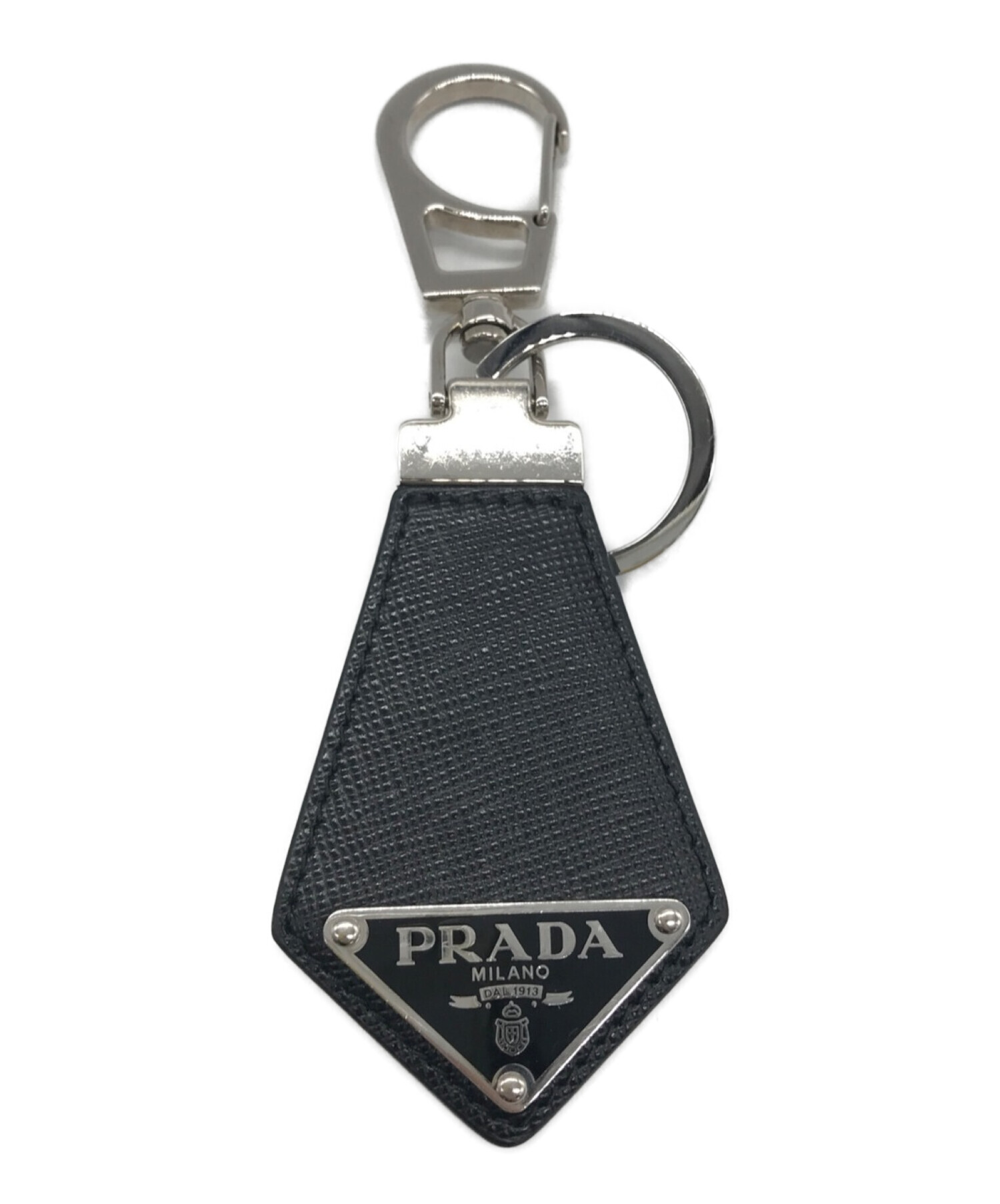 中古・古着通販】PRADA (プラダ) サフィアーノレザー キーリング