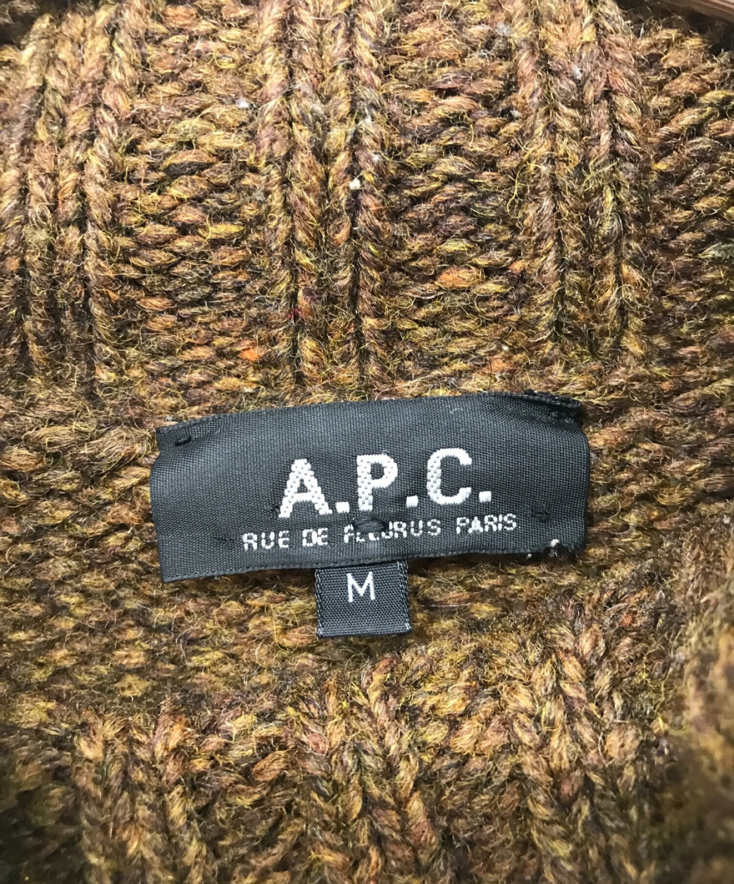 日本国内正規品 APC. PARIS. ニット ビンテージ カーディガン