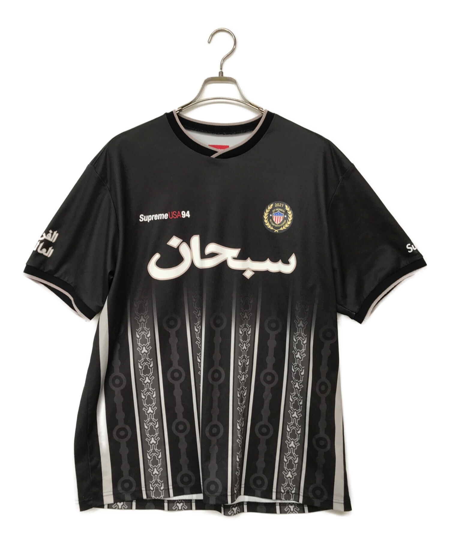 Arabic Logo Soccer Jersey 黒　XL
