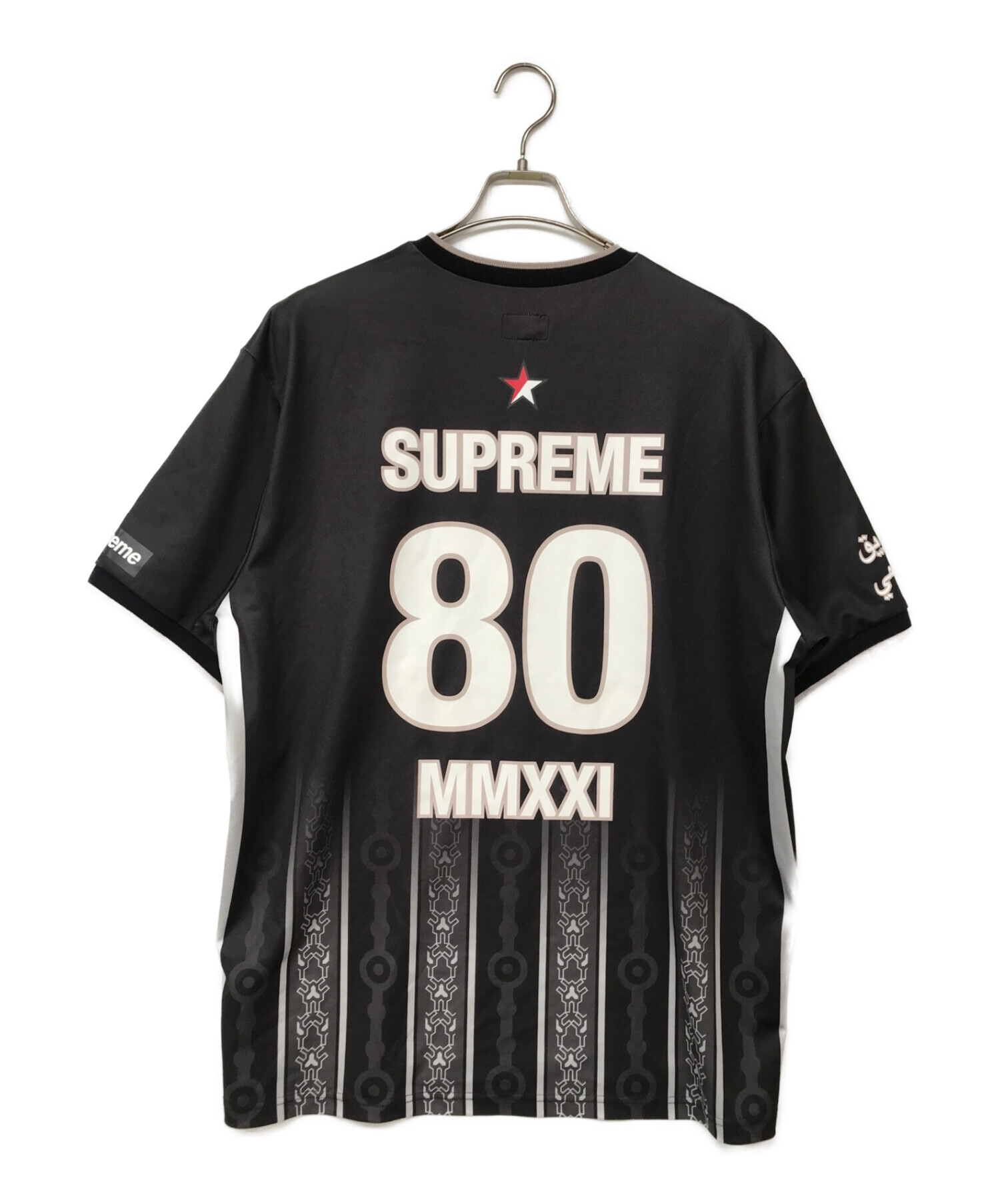 メンズSupreme Arabic Logo Soccer Jersey Black