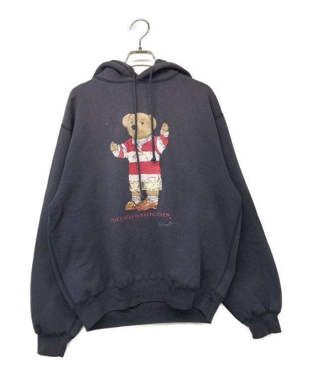 中古・古着通販】POLO RALPH LAUREN (ポロ・ラルフローレン) ポロベアープリントパーカー ネイビー サイズ:M｜ブランド・古着通販  トレファク公式【TREFAC FASHION】スマホサイト