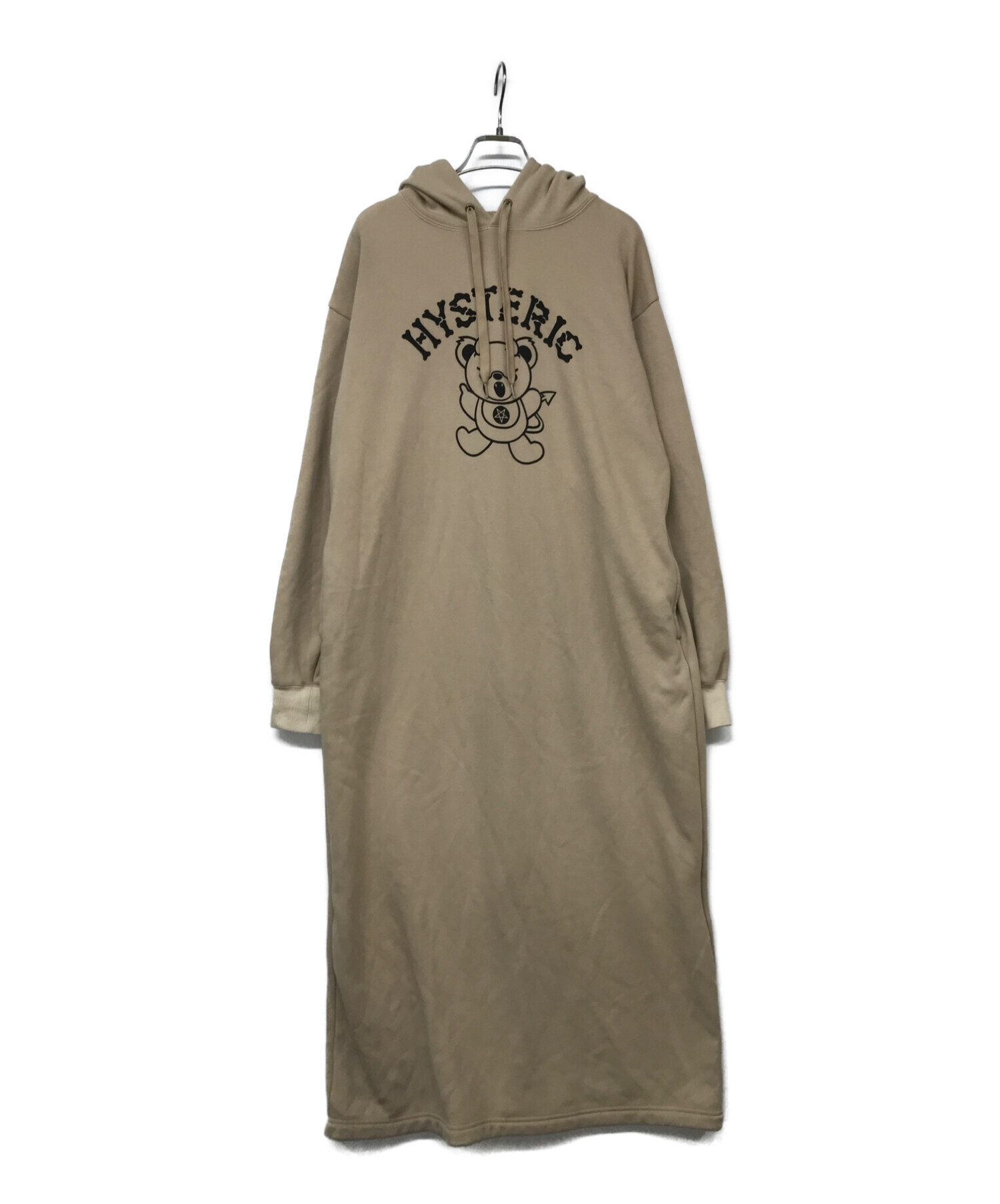 HYSTERIC GLAMOUR DEVIL BEAR ロングパーカーワンピース実寸値