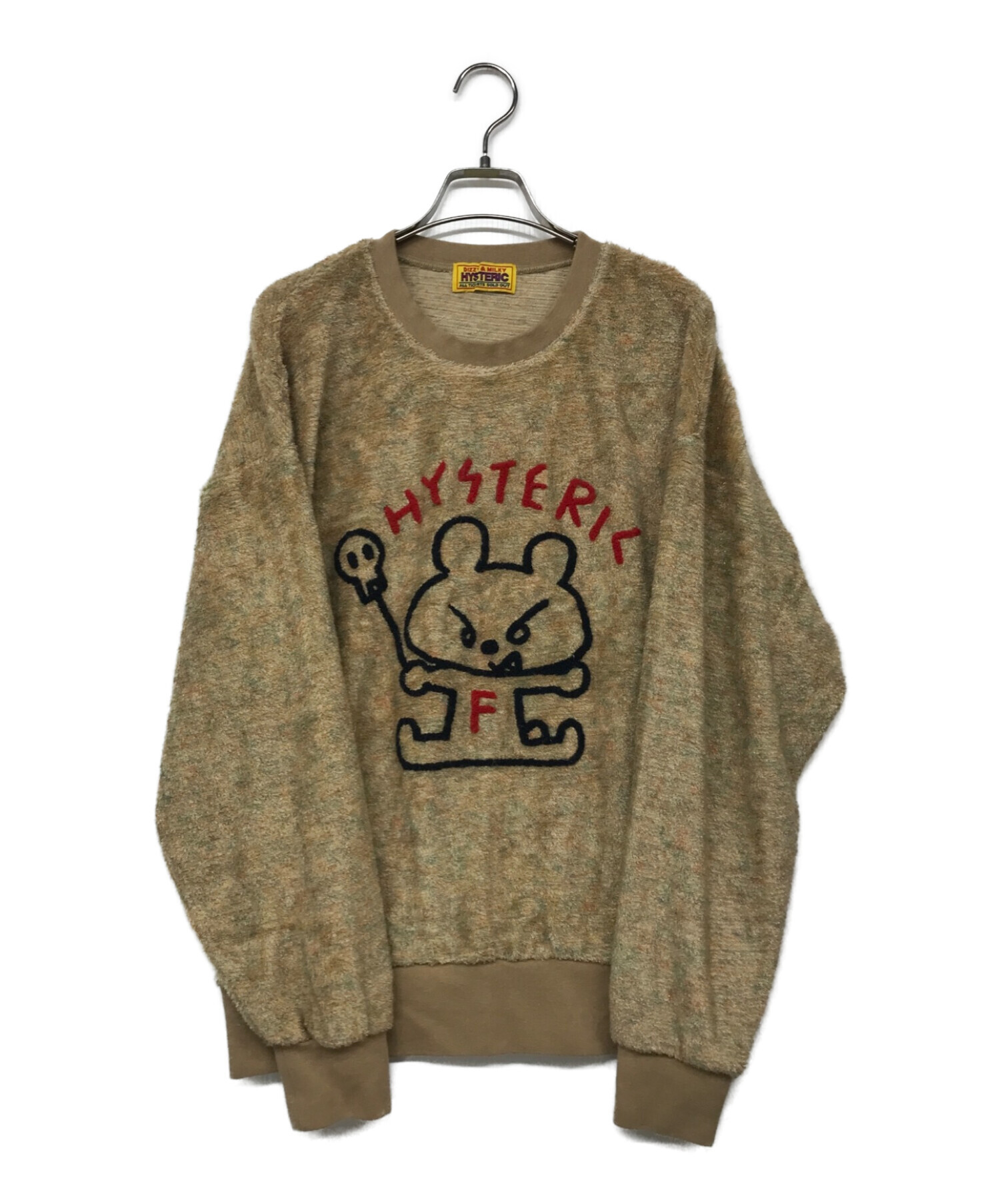 Hysteric Glamour (ヒステリックグラマー) HYS RABBIT スウェット ベージュ サイズ:FREE