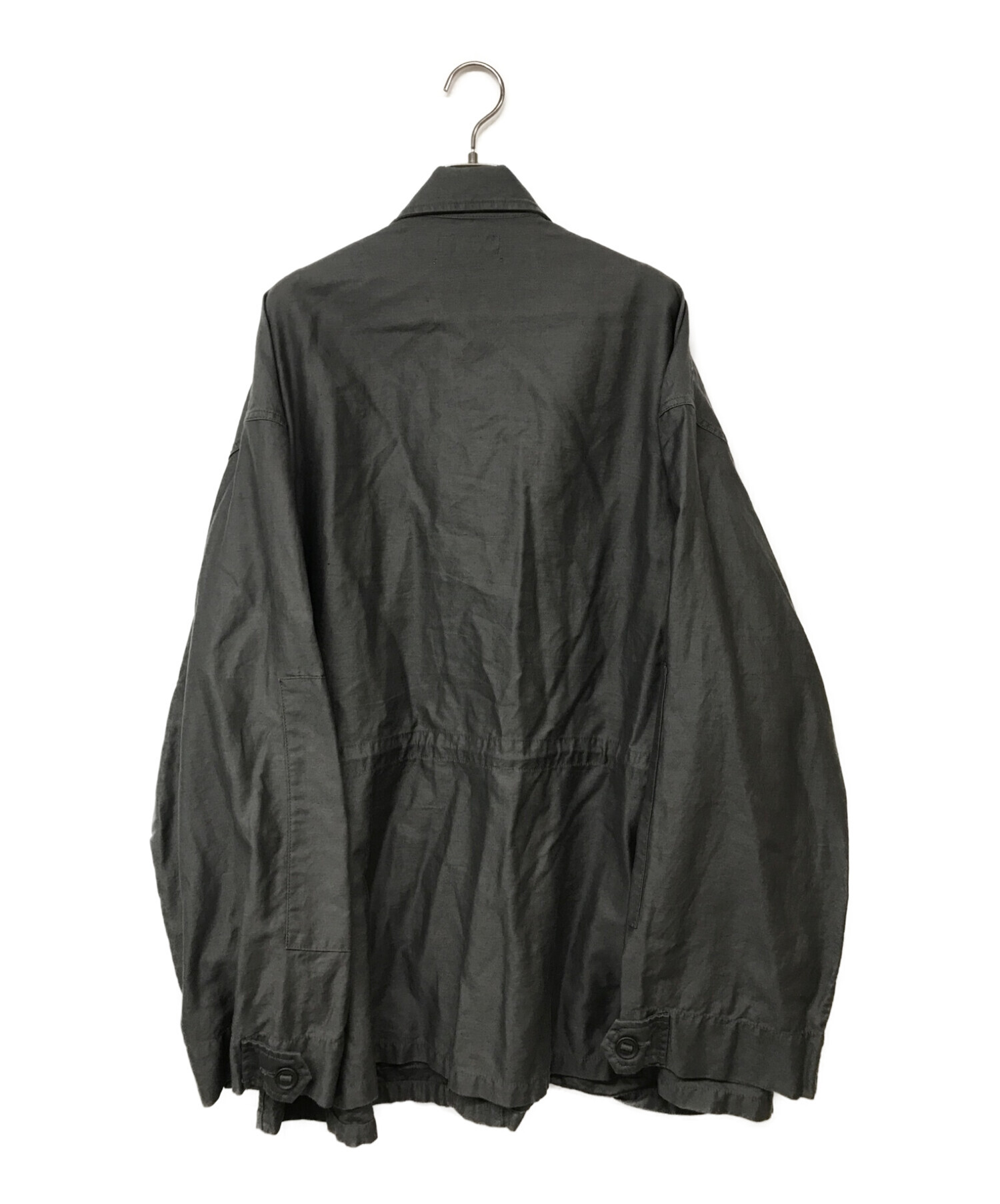 Graphpaper (グラフペーパー) Cotton Linen Moleskin Military  Jacket/コットンリネンモールスキンジャケット グレー サイズ:2