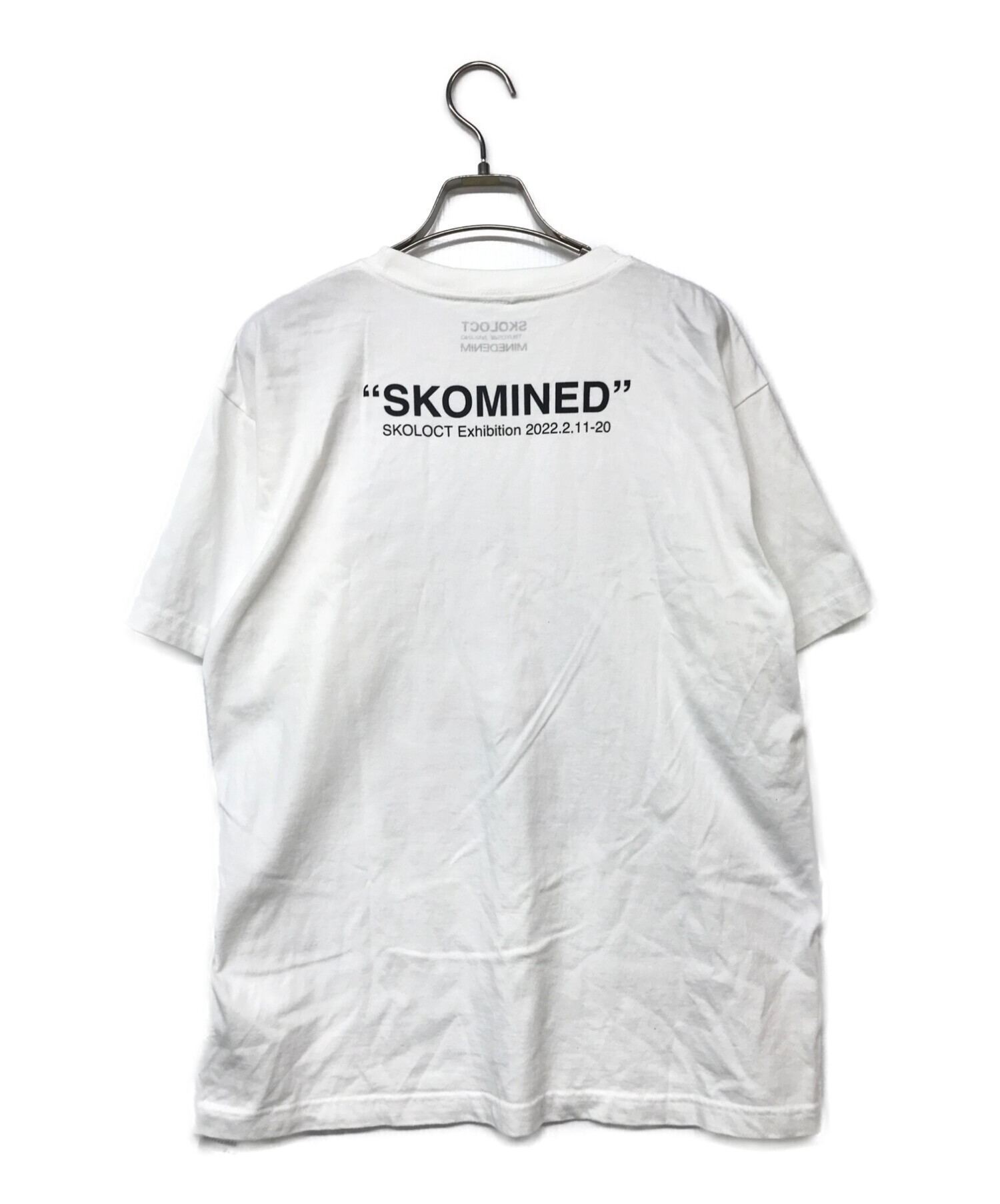 MINEDENIM (マインデニム) SKOLOCT (スコロクト) ガールプリントTシャツ ホワイト サイズ:M