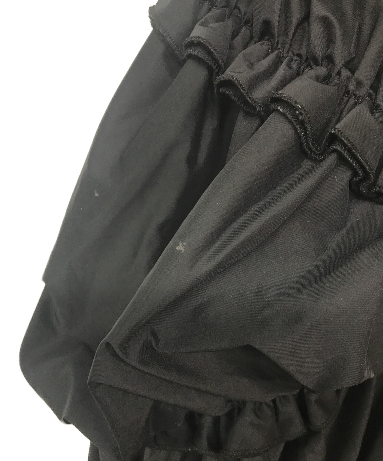 ENFOLD (エンフォルド) デザインスカート ブラック サイズ:38
