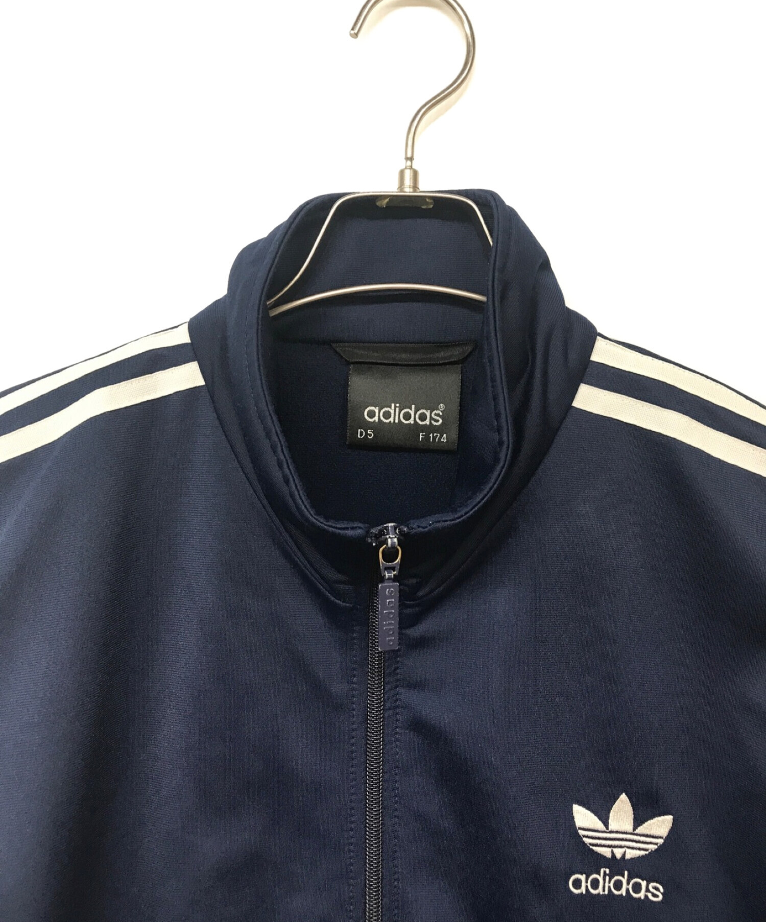 中古・古着通販】adidas (アディダス) トラックジャケット ネイビー 