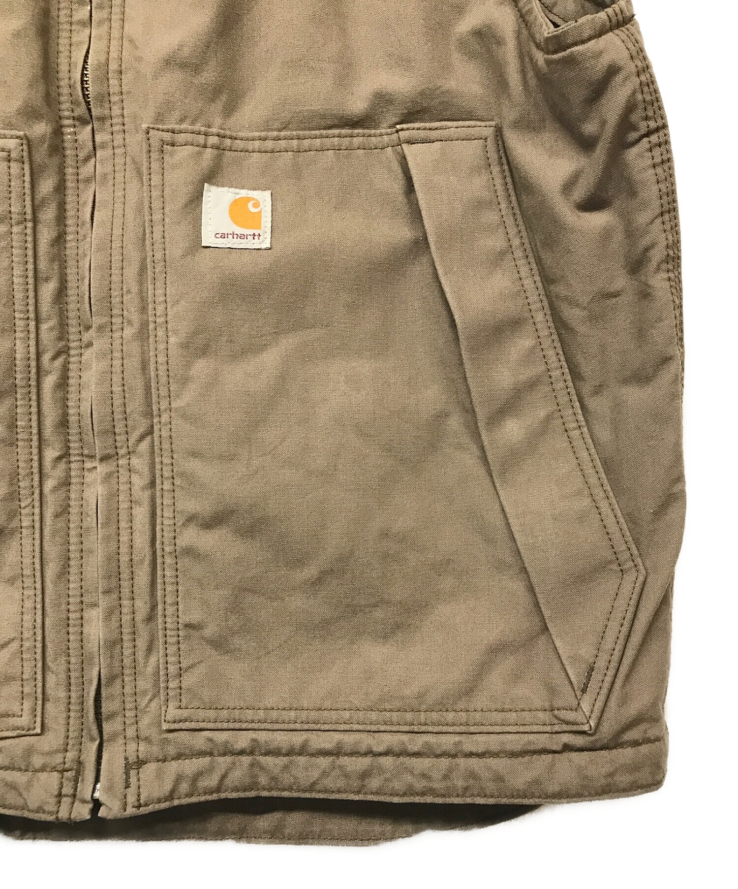 中古・古着通販】CarHartt (カーハート) ベスト ブラウン サイズ:L