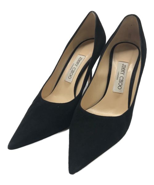 販促通販 JIMMY CHOO ジミーチュー パンプス EU37 1/2(24cm位) 青